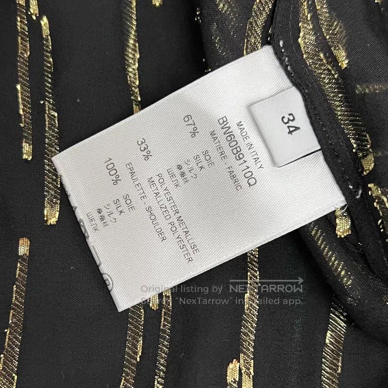 Givenchy Givenchy Color Blocked Shirt (Silk + Polyester) Size US XXS / EU 40 - 8 Thumbnail