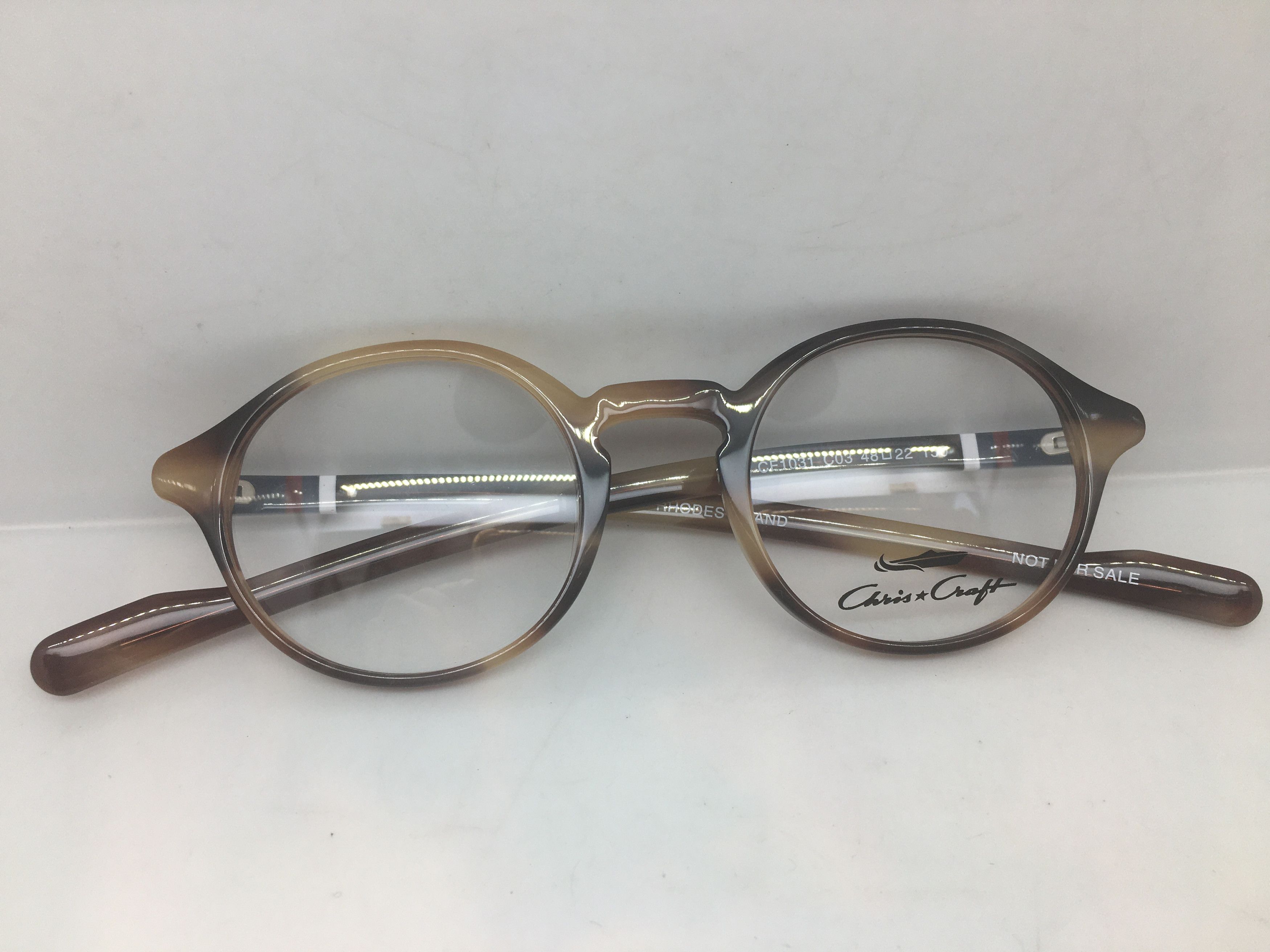 Other Rhodes Island Handmade Acetate Round Eyeglasses Frame Size ONE SIZE - 6 Thumbnail