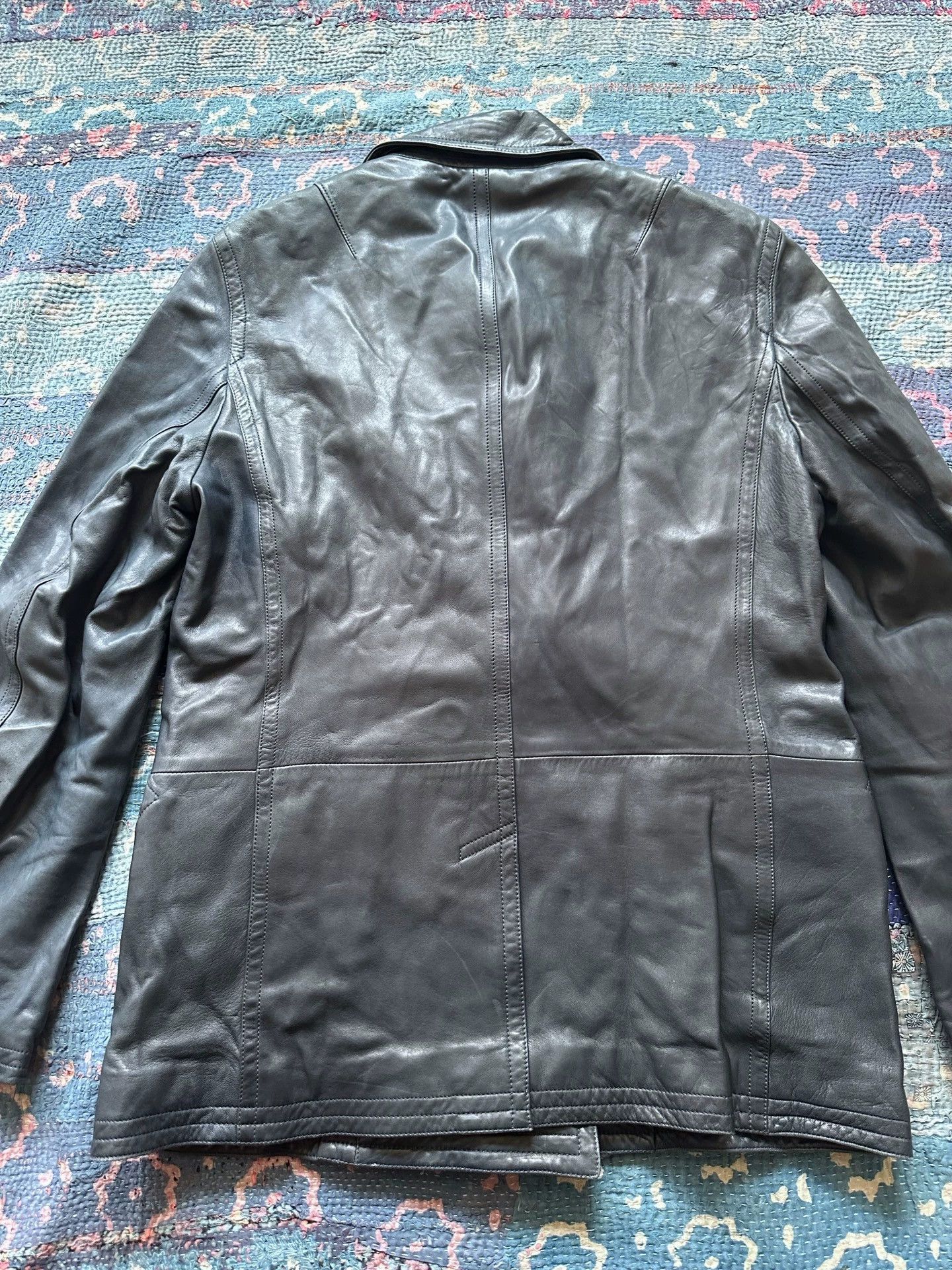 Polo Ralph Lauren Ralph Lauren RL RRL BL 740 Sheepskin Overcoat L Blue-Black Size US L / EU 52-54 / 3 - 2 Thumbnail