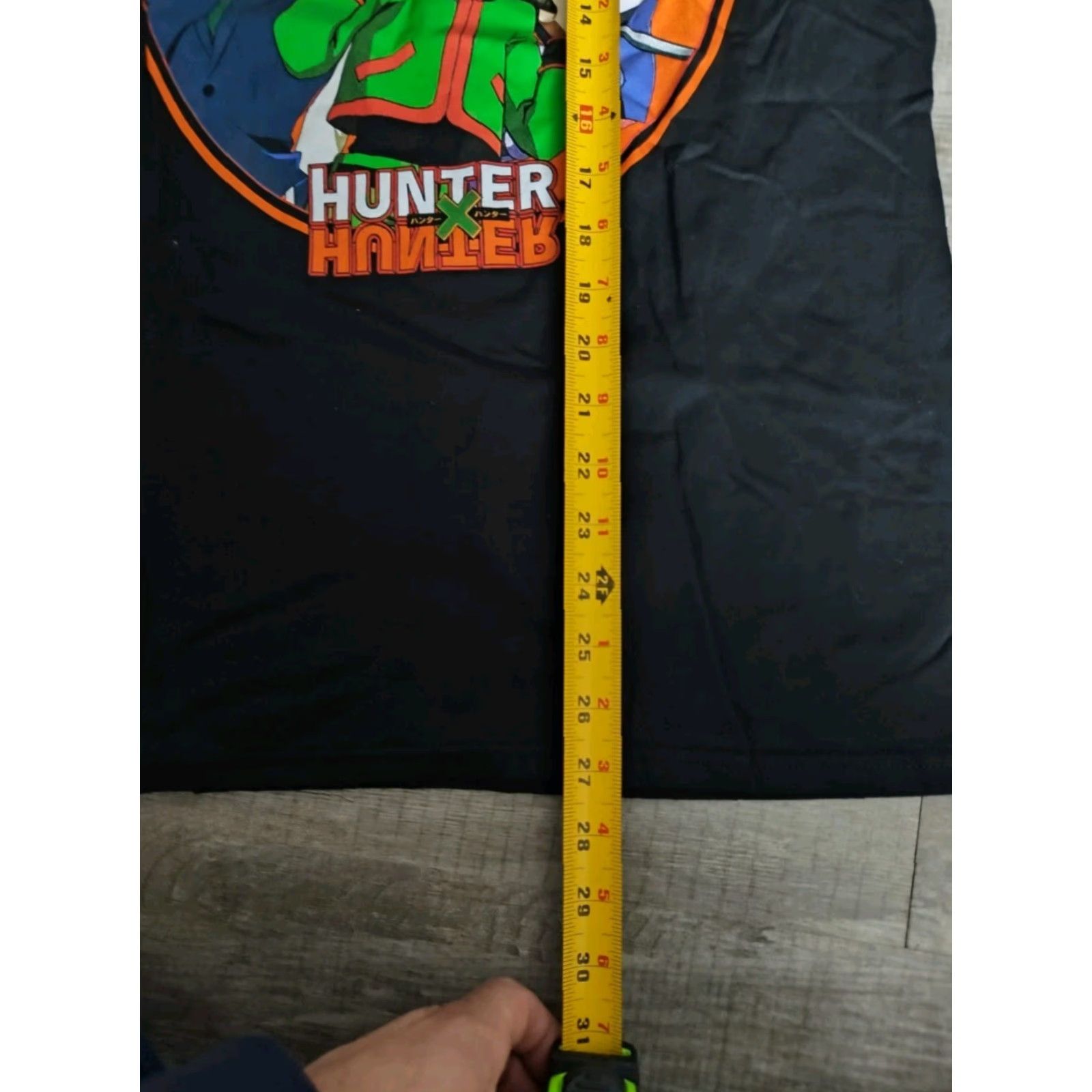 Hunter V.N.M. Men's Black Hunter X Hunter Graphic T-Shirt Crew Neck Regular Fit Size M Anime Size US M / EU 48-50 / 2 - 7 Thumbnail