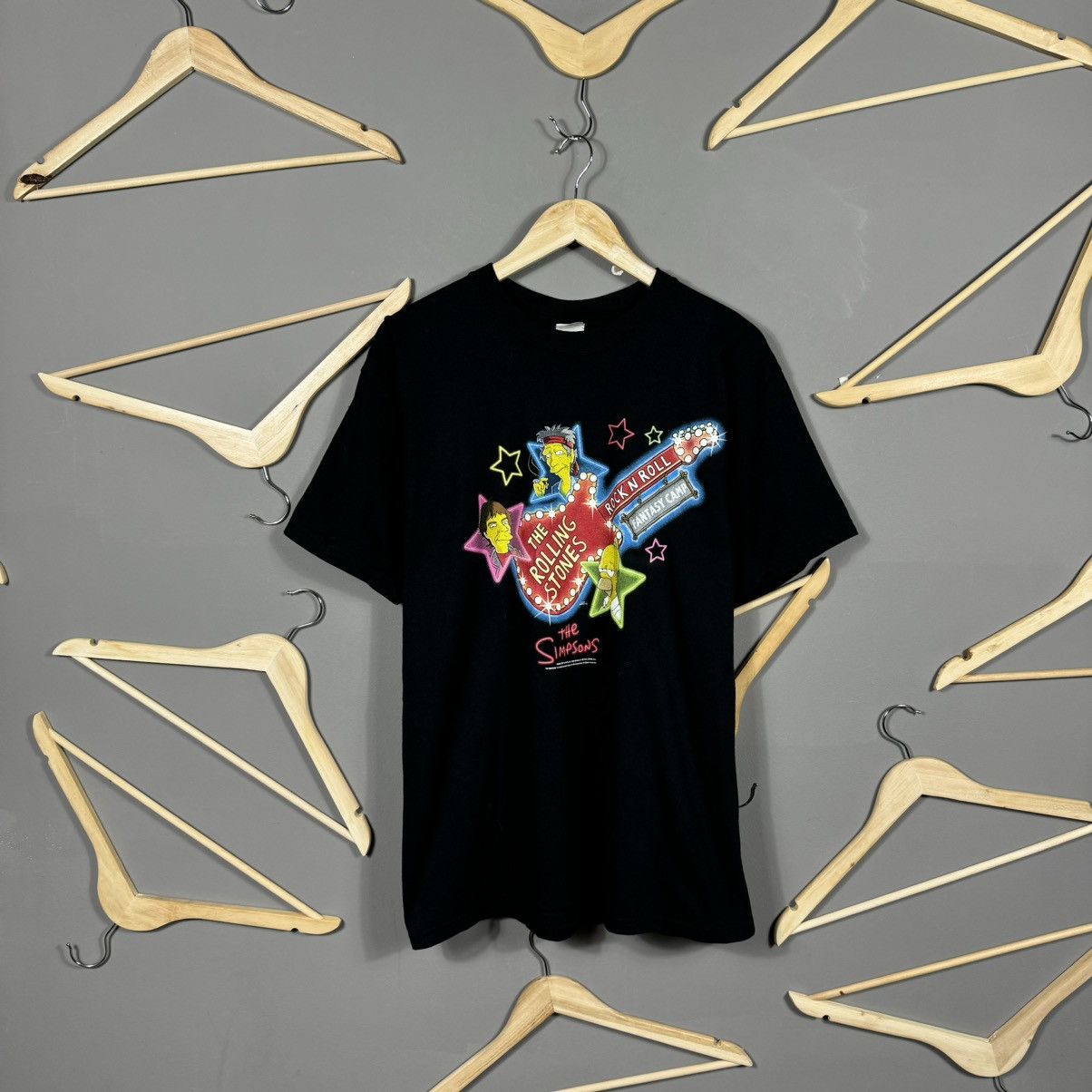 Band Tees Vintage 2002 The Simpson Rolling Stones T-shirt Size US L / EU 52-54 / 3 - 1 Thumbnail