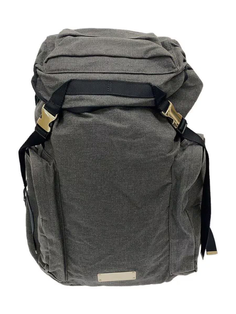 image of Undercover Double Clasp Utility Backpack in Grey, Men's
