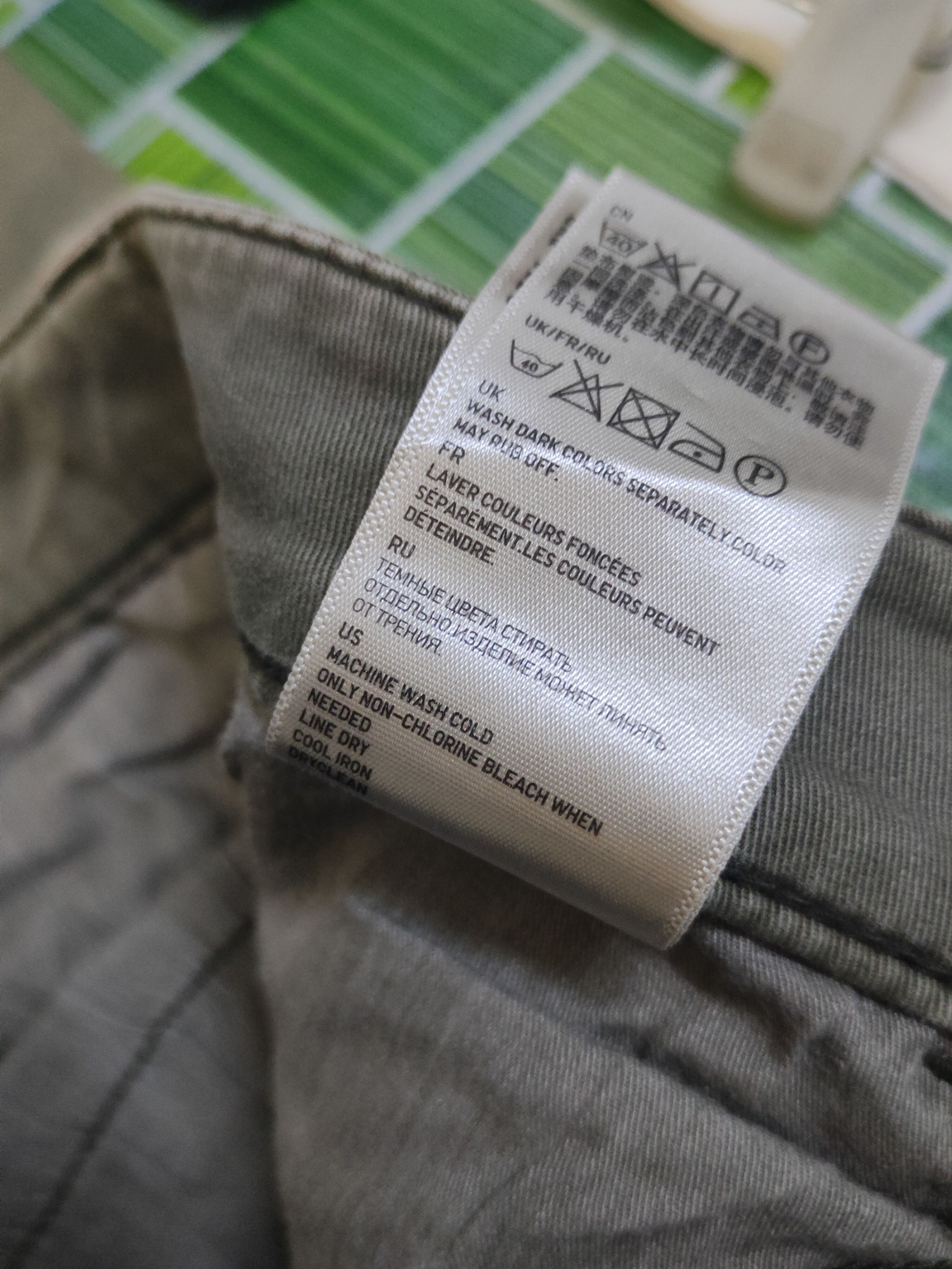Japanese Brand DL Uniqlo Olive Multipocket Tactical Cargo Pants #1531 Size 28" / US 6 / IT 42 - 12 Thumbnail
