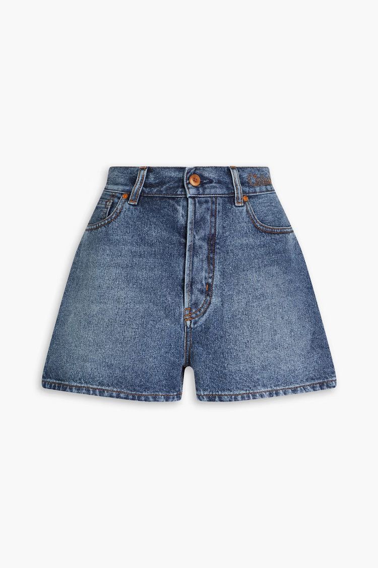 Chloe o1y0825 Denim Short in Blue Size 26" / US 2 / IT 38 - 1 Thumbnail