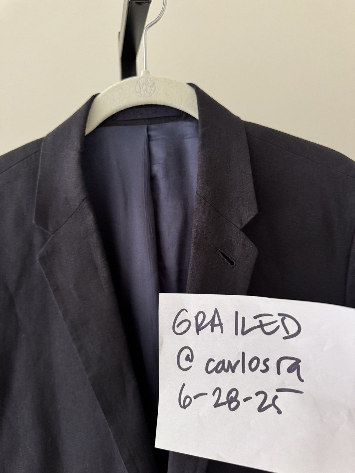 Paul Smith Paul Smith Blue Linen Blazer Size 38R - 8 Thumbnail