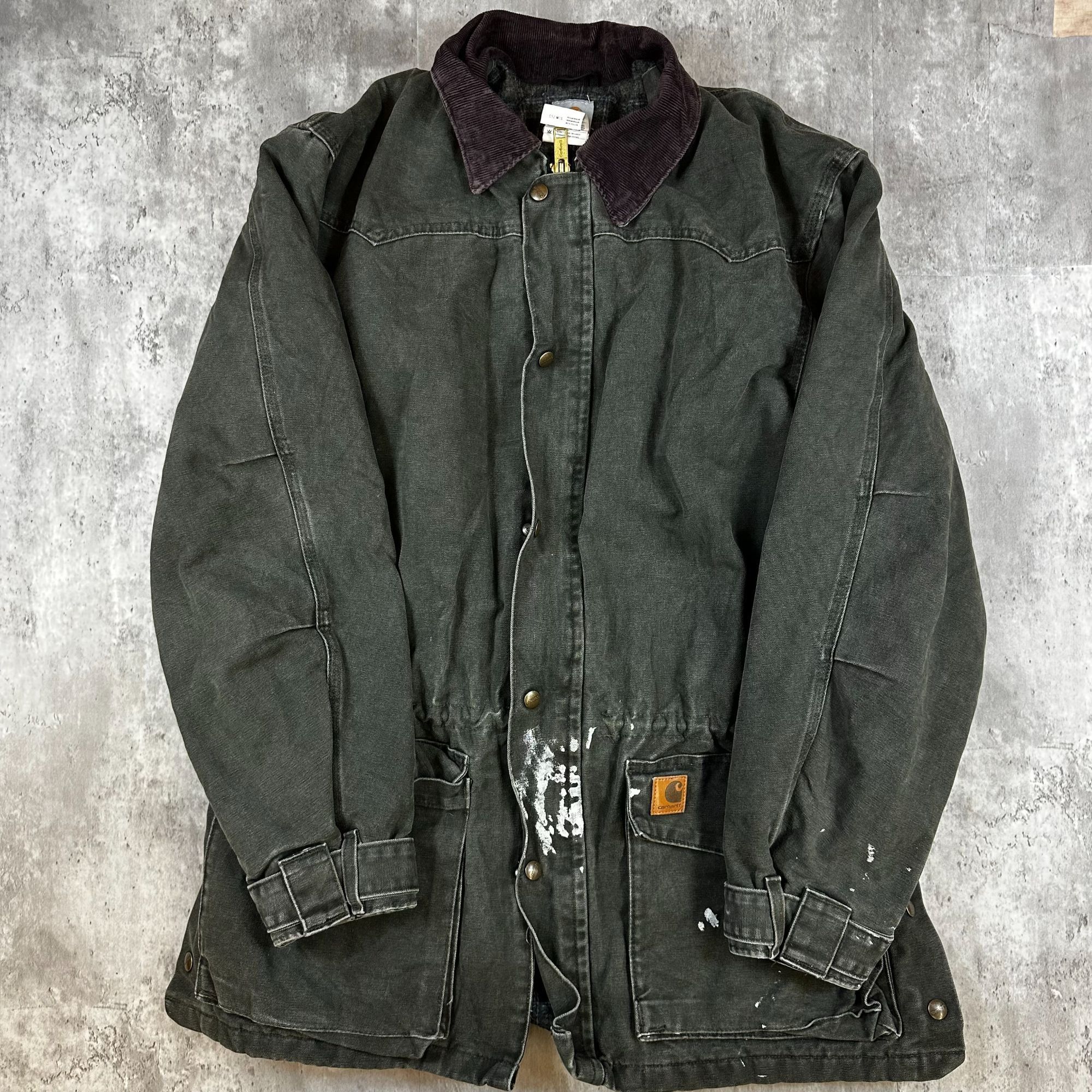 Carhartt Carhartt Mens Heavyweight Washed Duck Jacket With Corduroy C Size US M / EU 48-50 / 2 - 1 Thumbnail
