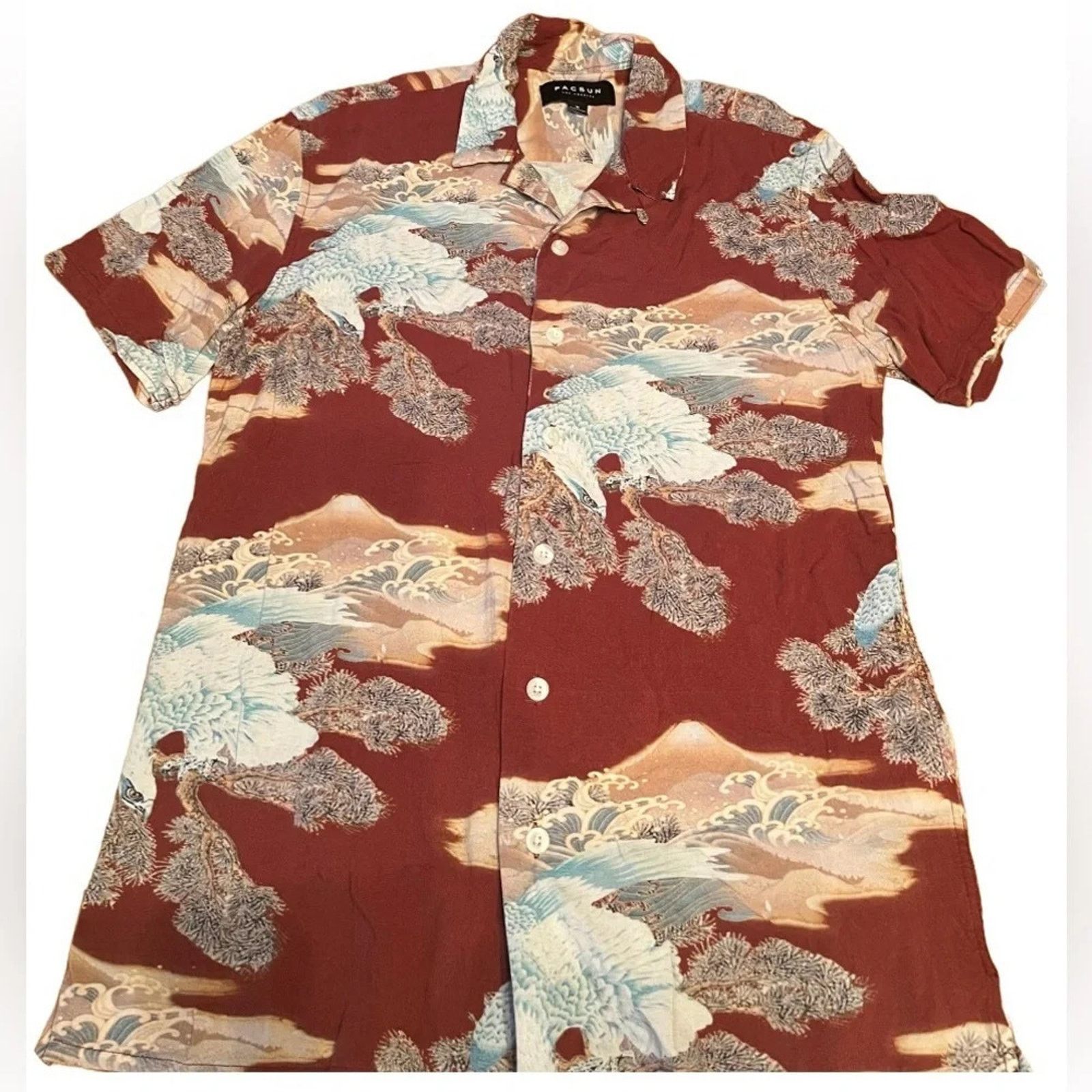 Pacsun Pacsun men’s short sleeve button up shirt, size Medium Size US M / EU 48-50 / 2 - 1 Thumbnail
