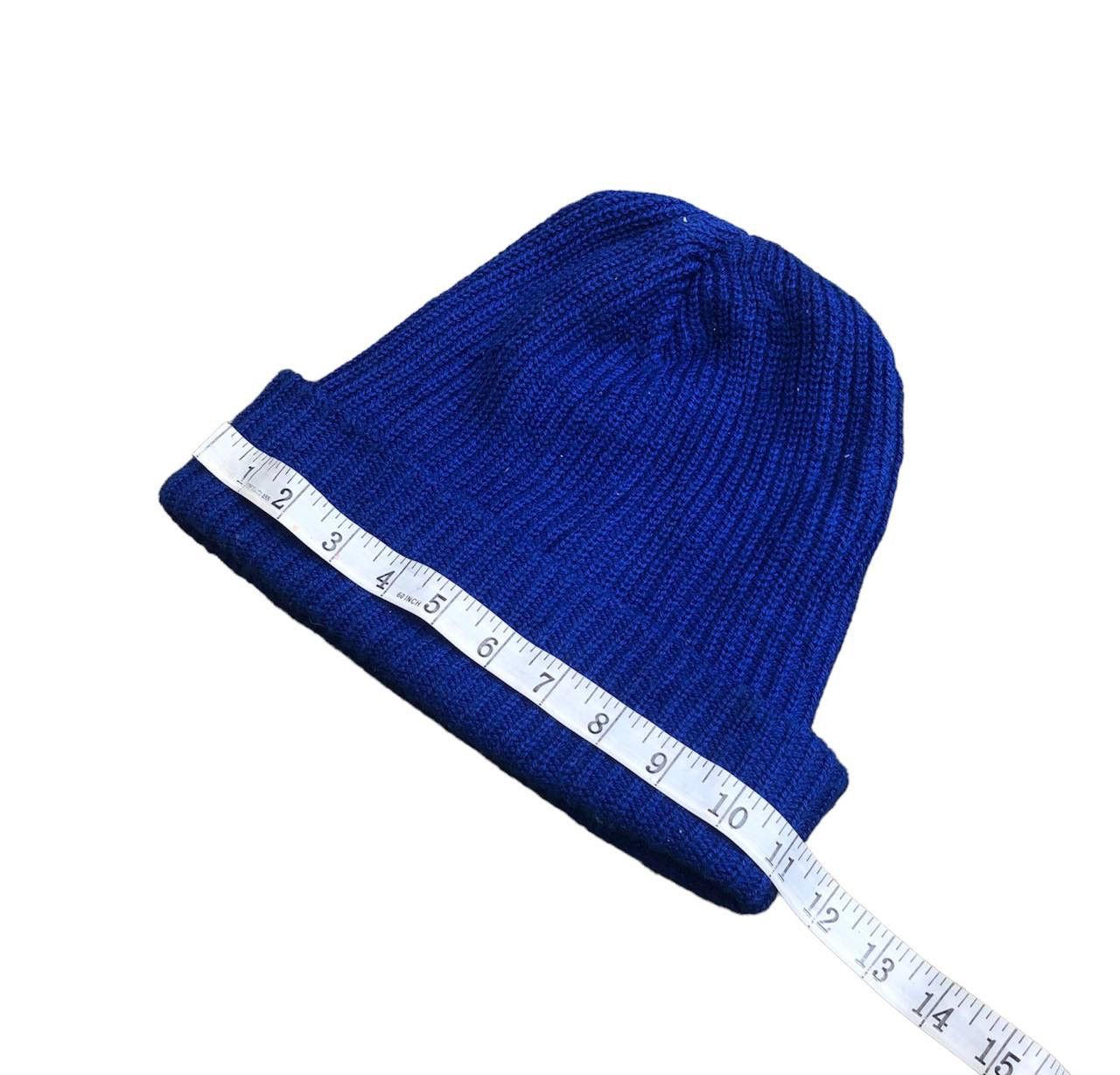 Nike Vintage 90s Nike Swoosh Royal Blue Beanie Snow Hat Size ONE SIZE - 6 Thumbnail