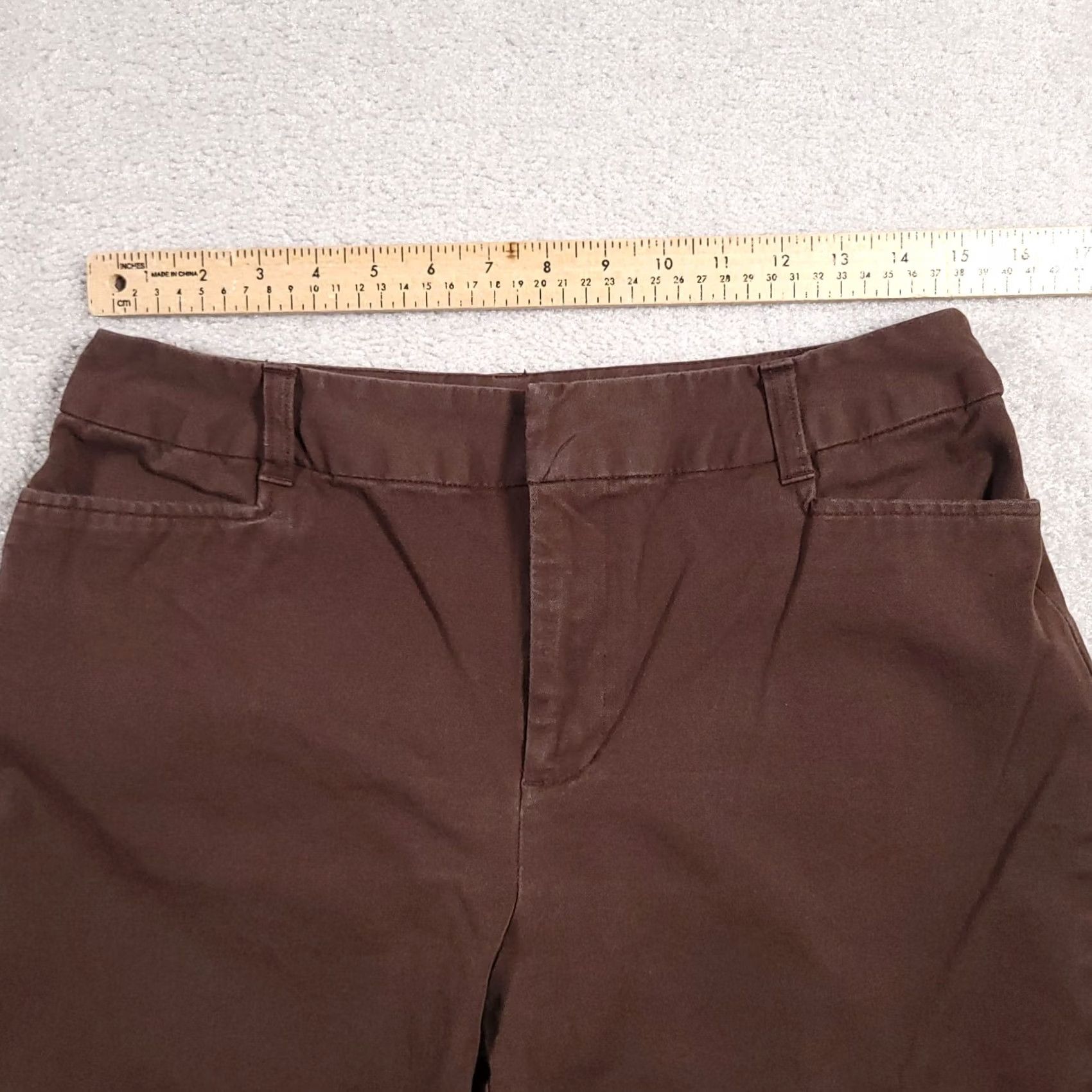Vintage St. John's Bay Pants Women's 12 Brown Bootcut Pockets Stretch Regular Bootcut Pants Brown Women 12 St. John's Bay Mens Womens Girls Size 34" / US 12 / IT 48 - 5 Thumbnail