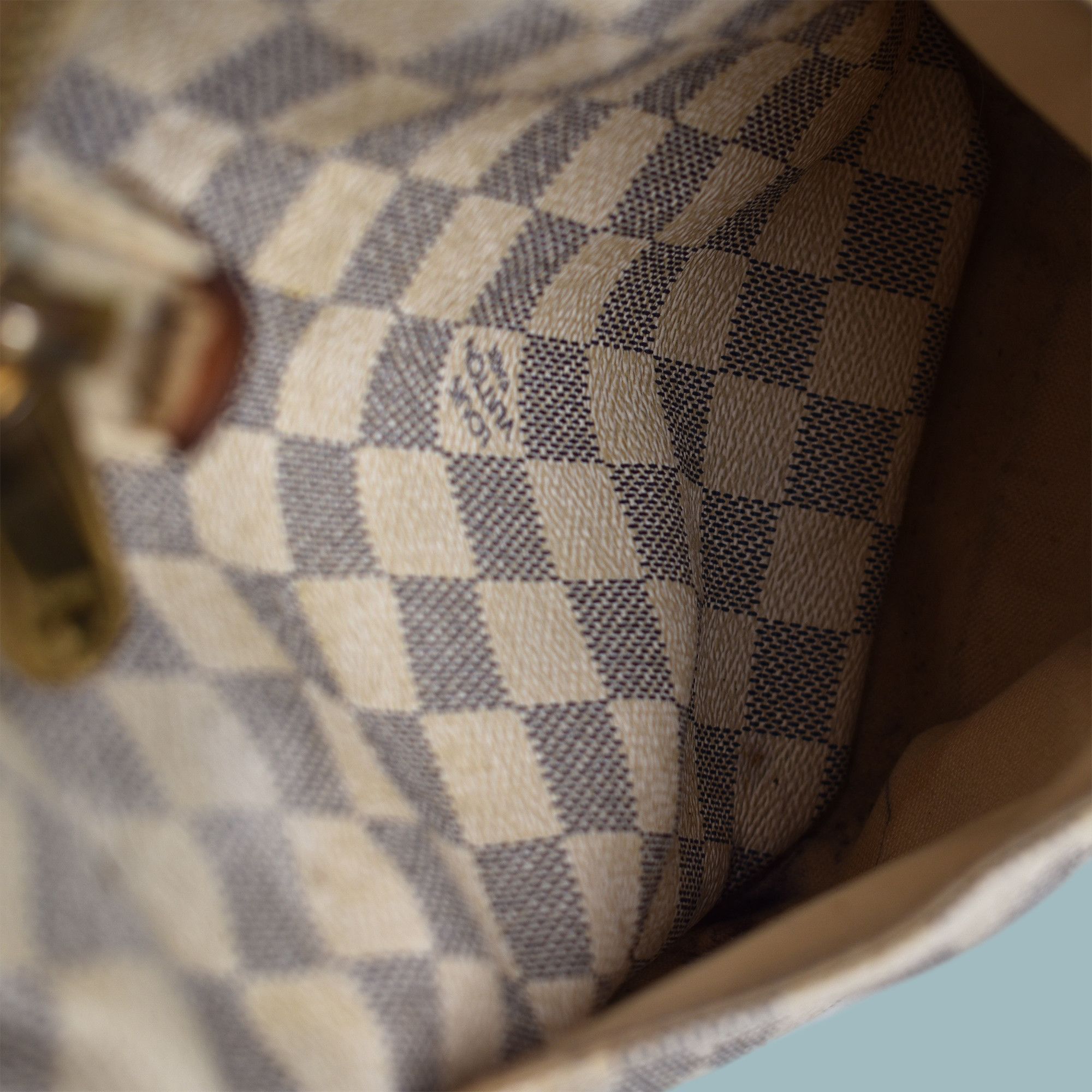 Louis Vuitton LOUIS VUITTON – Totally MM Bag Damier Azur Canvas Tote Size ONE SIZE - 12 Thumbnail