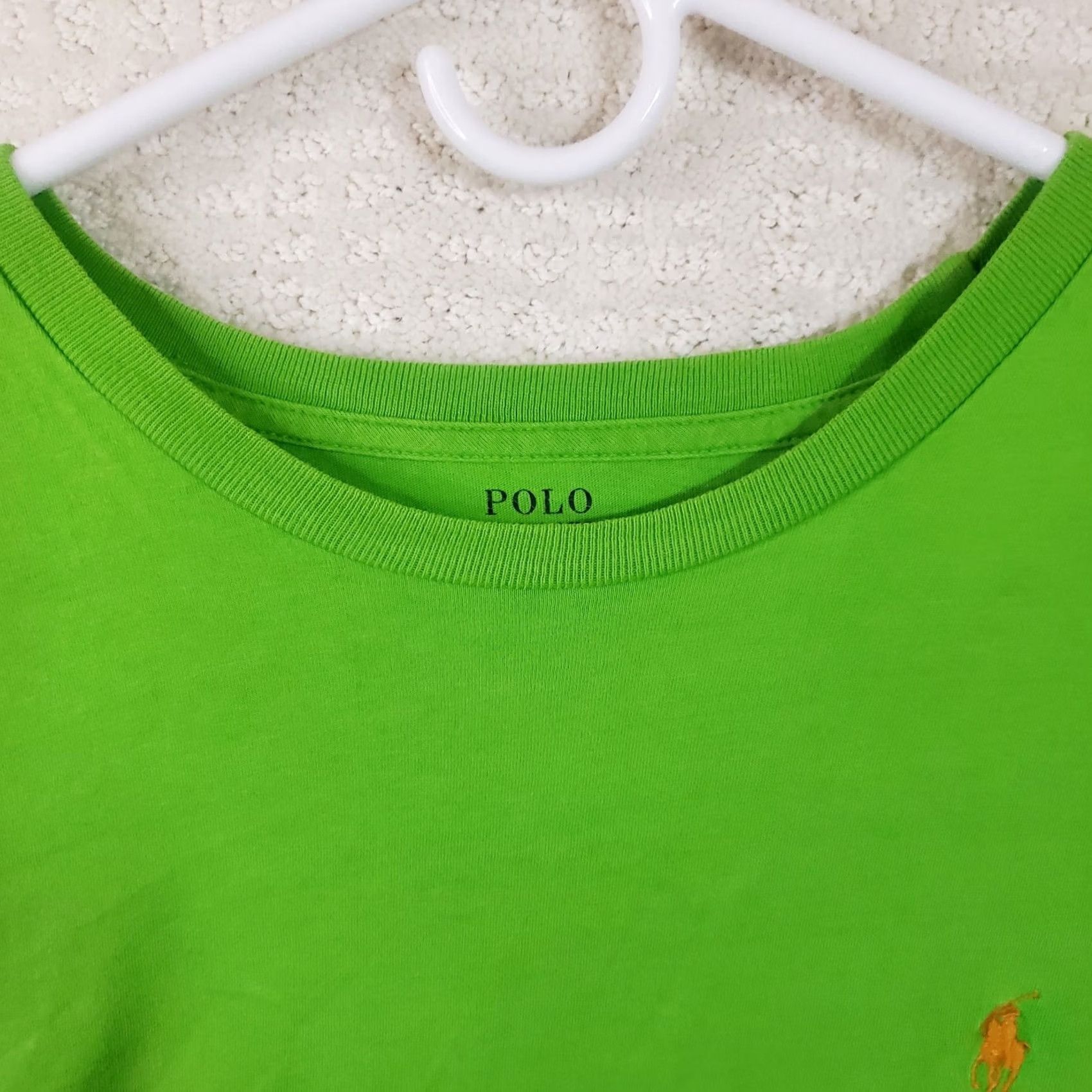 Polo Ralph Lauren Polo Ralph Lauren T Shirt XL Green Short Sleeve V-Neck Logo Preppy Pony Shirt Mens XL Green Logo Polo Ralph Lauren T-Shirt Size US XL / EU 56 / 4 - 7 Thumbnail