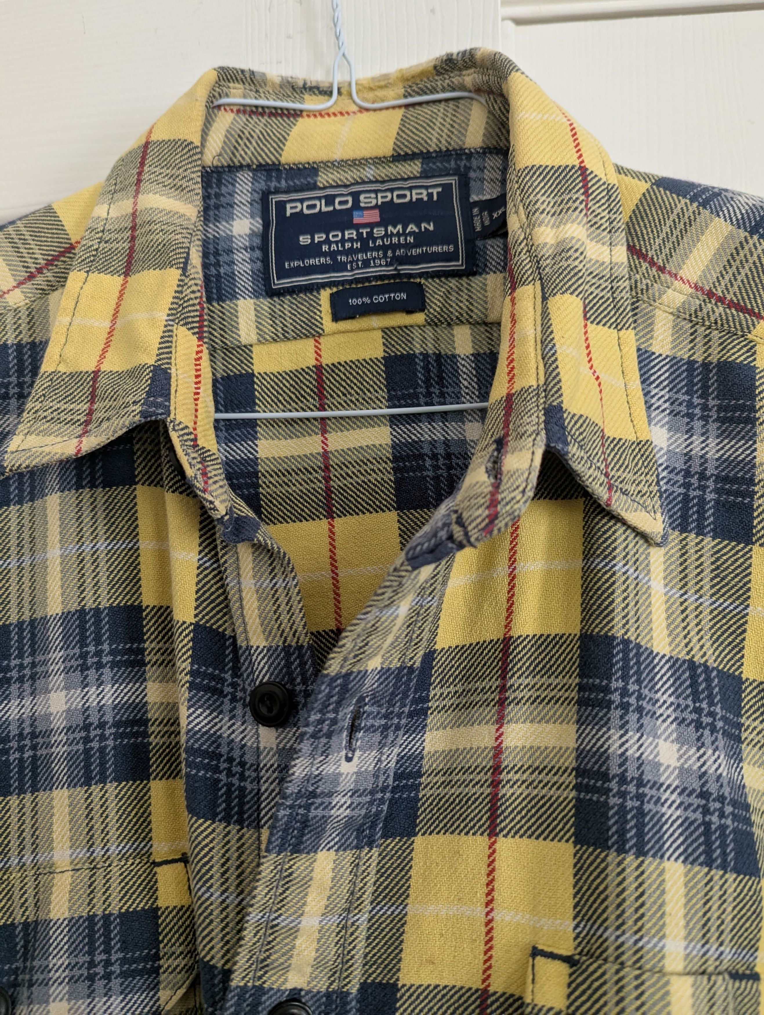 Polo Ralph Lauren Vintage Flannel with warm collar Size US XXL / EU 58 / 5 - 4 Thumbnail