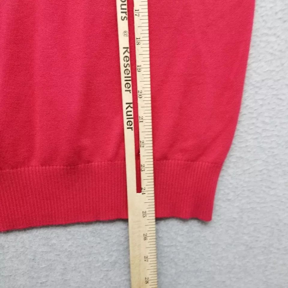 Other Alessa W Collection Sweater Womens 4 Red Long Sleeve Stones Size S / US 4 / IT 40 - 9 Thumbnail