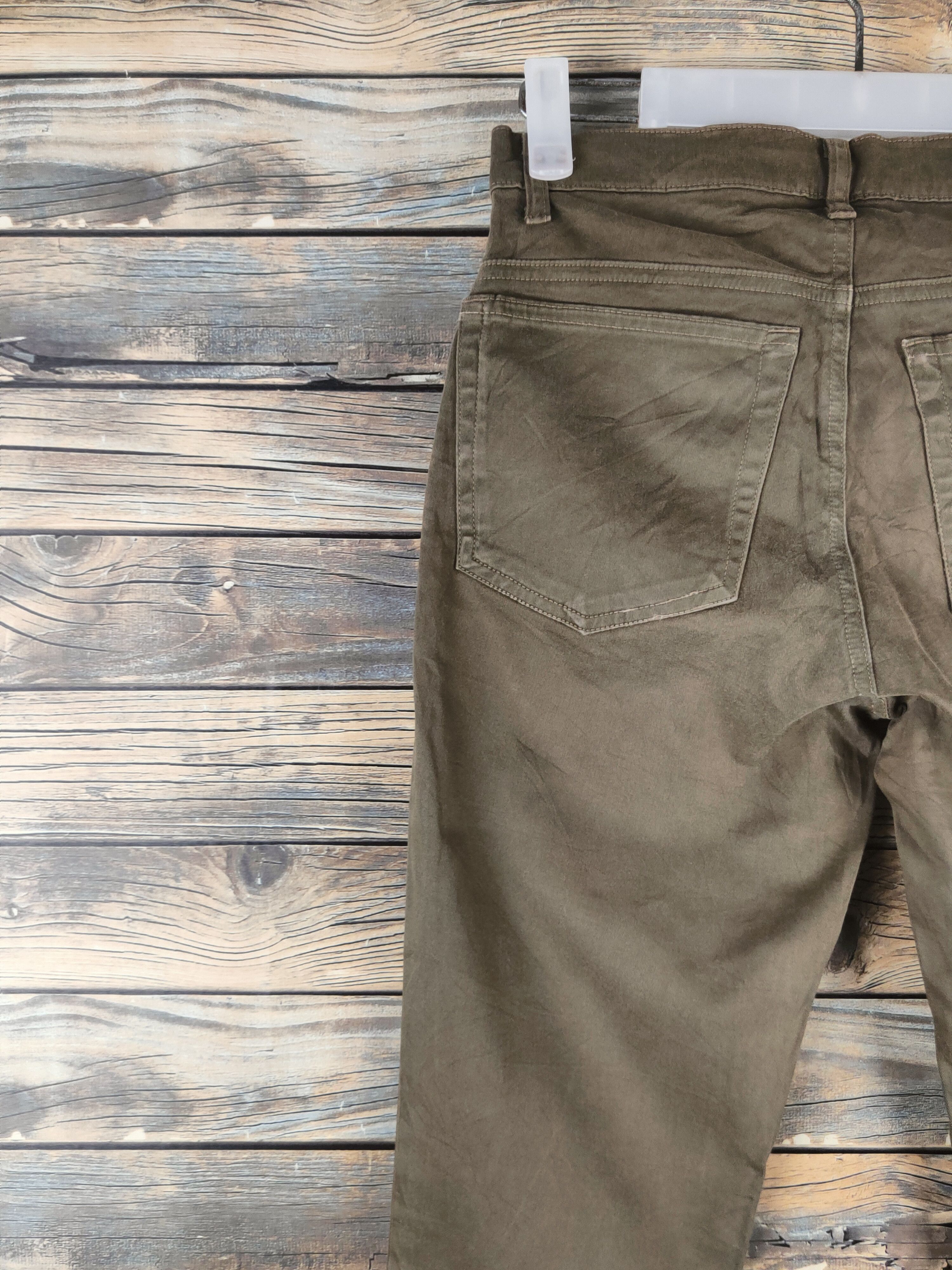 Japanese Brand DL O.z.o.c Olive Multipocket Casual Pants #46-337 Size 25" / US 0 / IT 36 - 8 Thumbnail