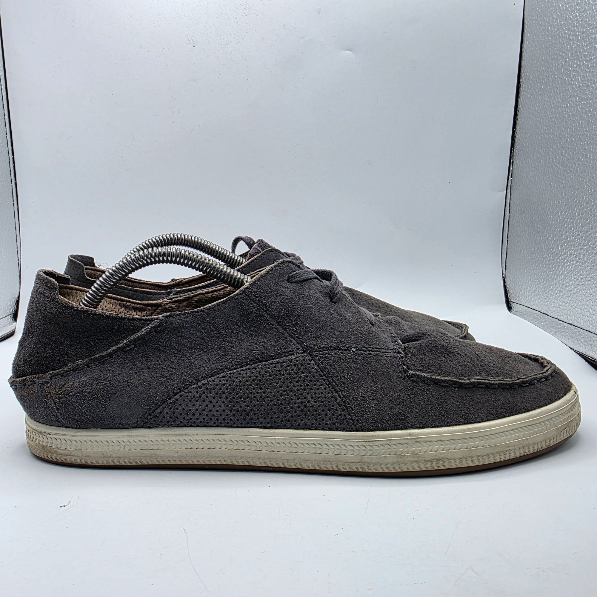 Olukai Olukai Pahono Lace Mens Size 10 Gray Shoes Casual Walking Lo Size US 10 / EU 43 - 12 Thumbnail