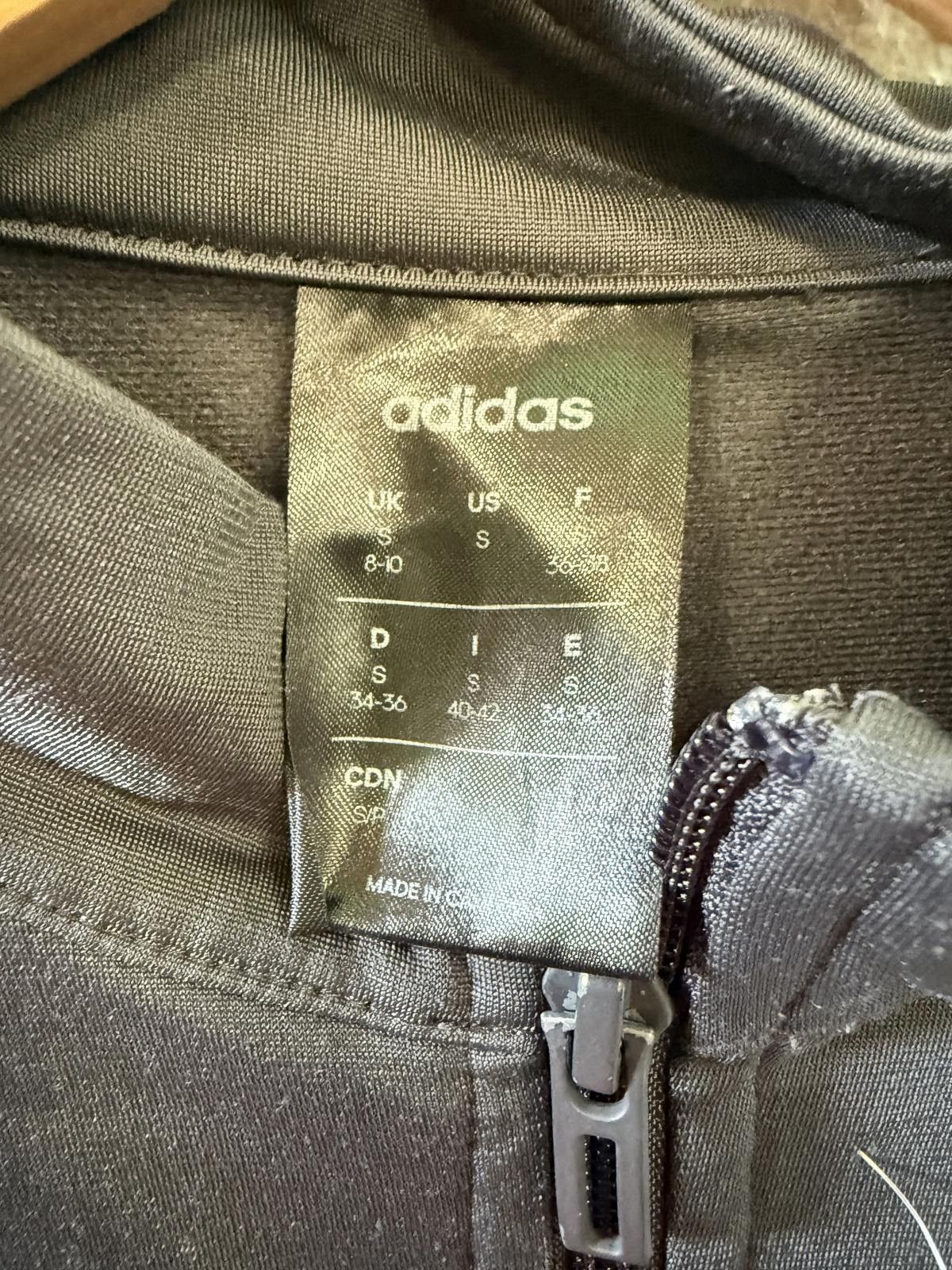 Adidas Adidas Women's Activewear Jacket with Orange Stripes Size S / US 4 / IT 40 - 3 Thumbnail