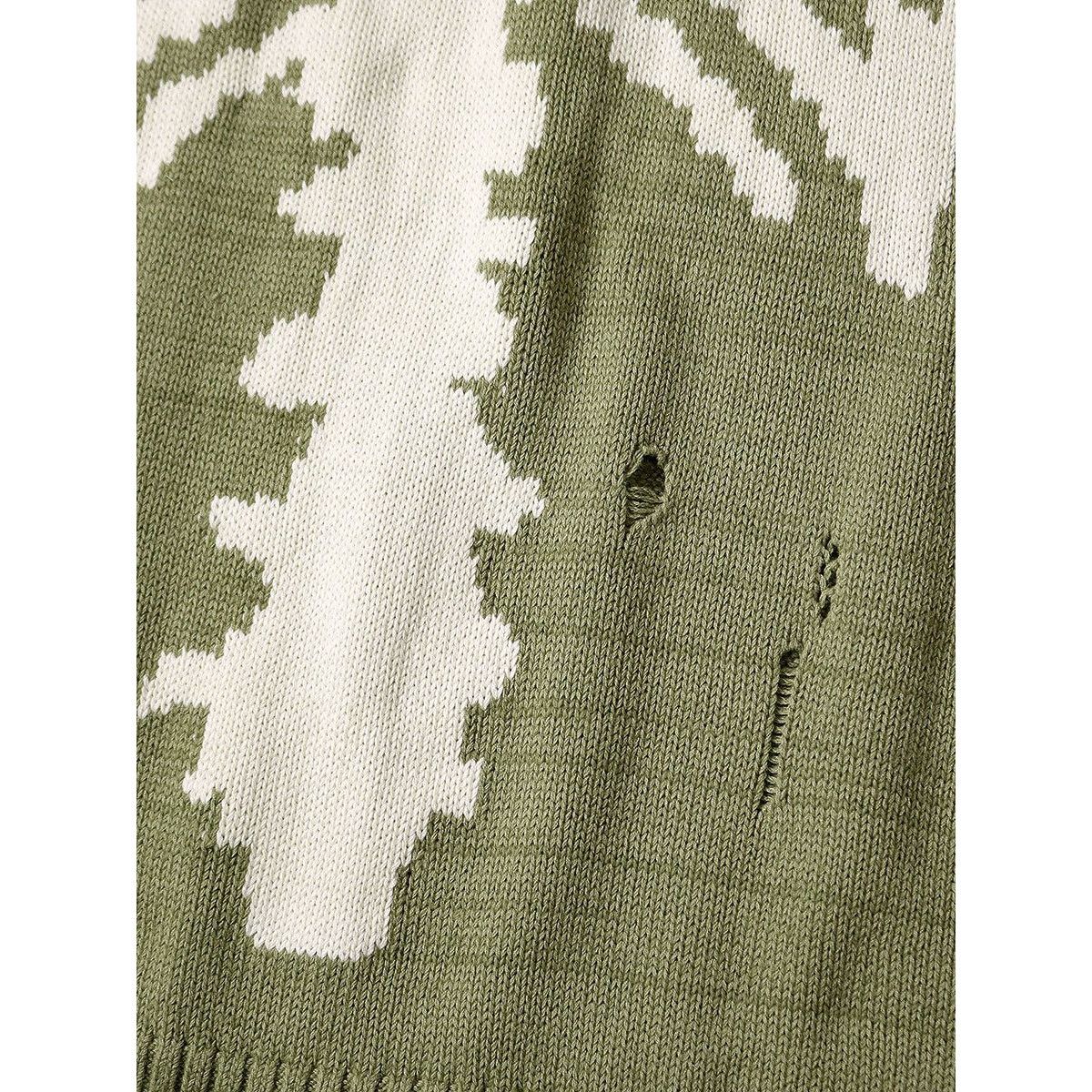 Kapital 5G cotton knit BONE vest size5