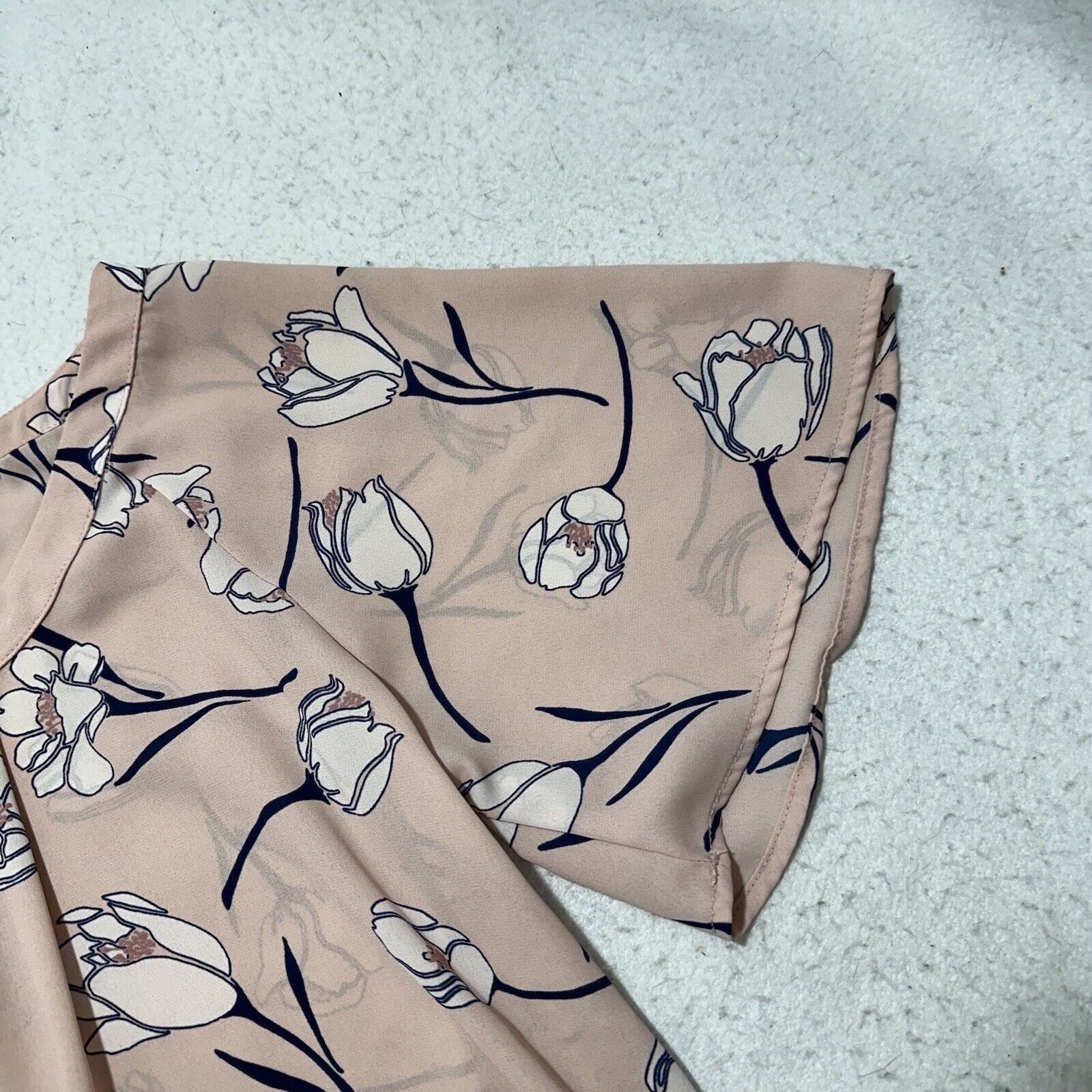 Other Sienna Sky XS Short Sleeve Blouse Pink Floral Top Size XS / US 0-2 / IT 36-38 - 5 Thumbnail
