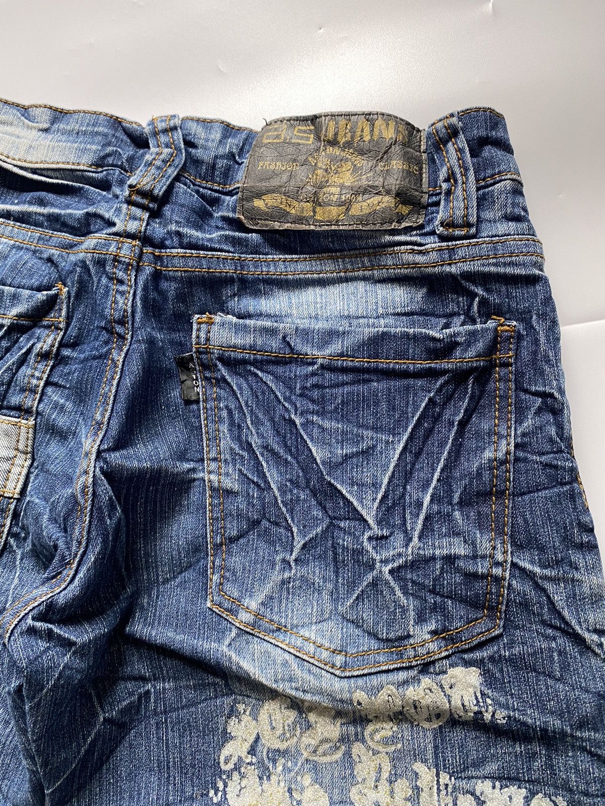 If Six Was Nine × Japanese Brand × Le Grande Bleu (L.G.B.) Flared distressed A.5 jeans japanese brand style Size US 28 / EU 44 - 7 Thumbnail