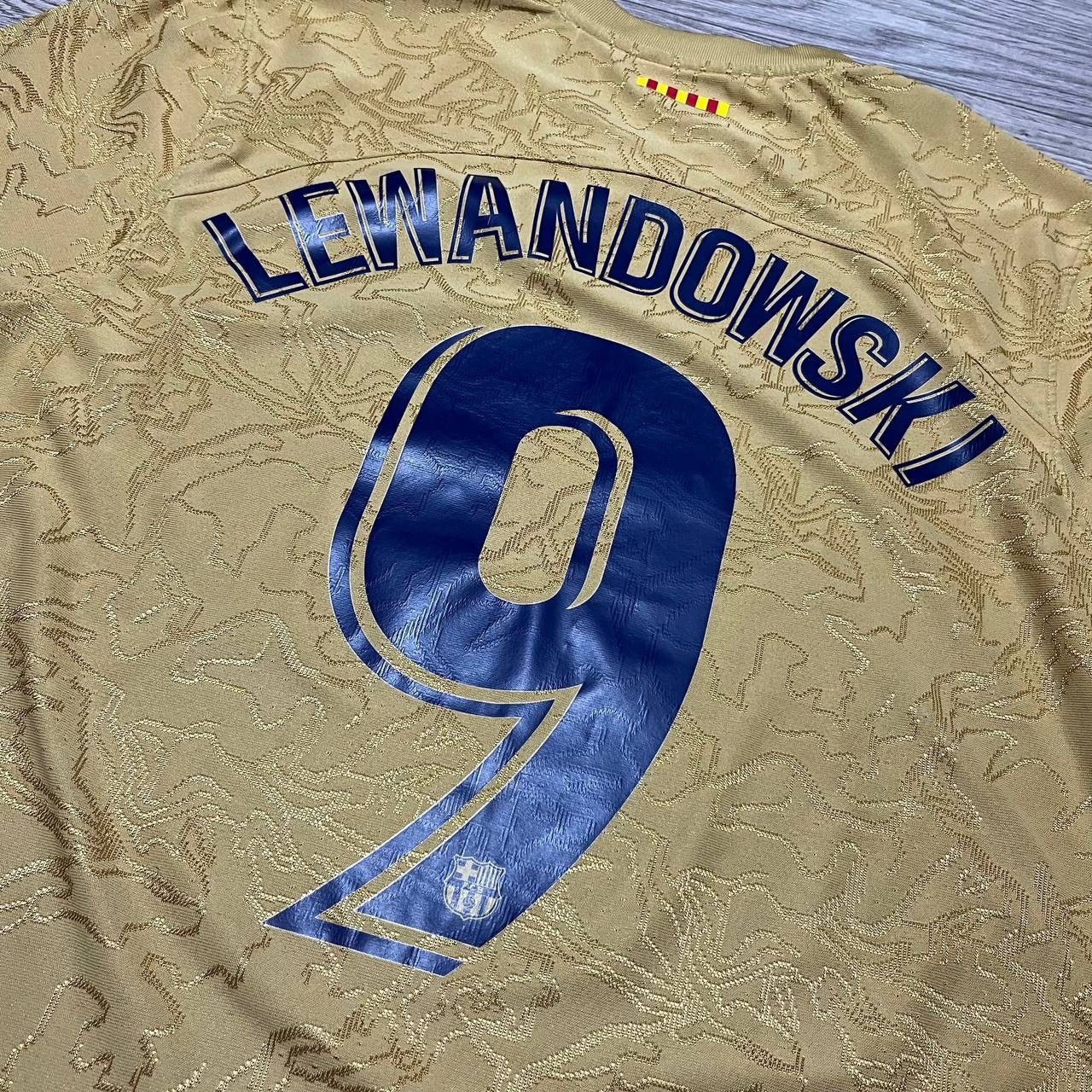 Nike Nike Barcelona FC Jersey Lewandowski #9 Player Issue Size US S / EU 44-46 / 1 - 13 Thumbnail