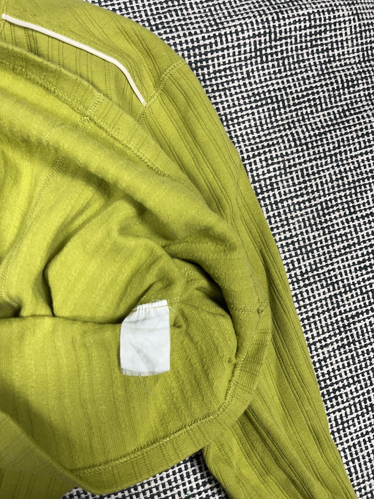 BILLTORNADE × Japanese Brand ➕ y2k billtornade ribbed neon lime green avant garde Size US S / EU 44-46 / 1 - 6 Thumbnail