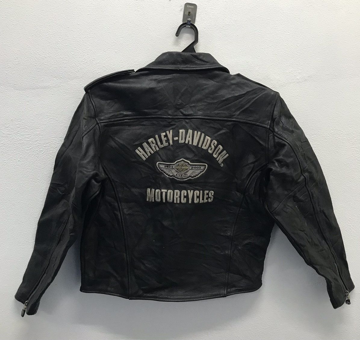 Harley Davidson × Vintage Vintage Harley Davidson Leather Jacket Size US L / EU 52-54 / 3 - 2 Thumbnail