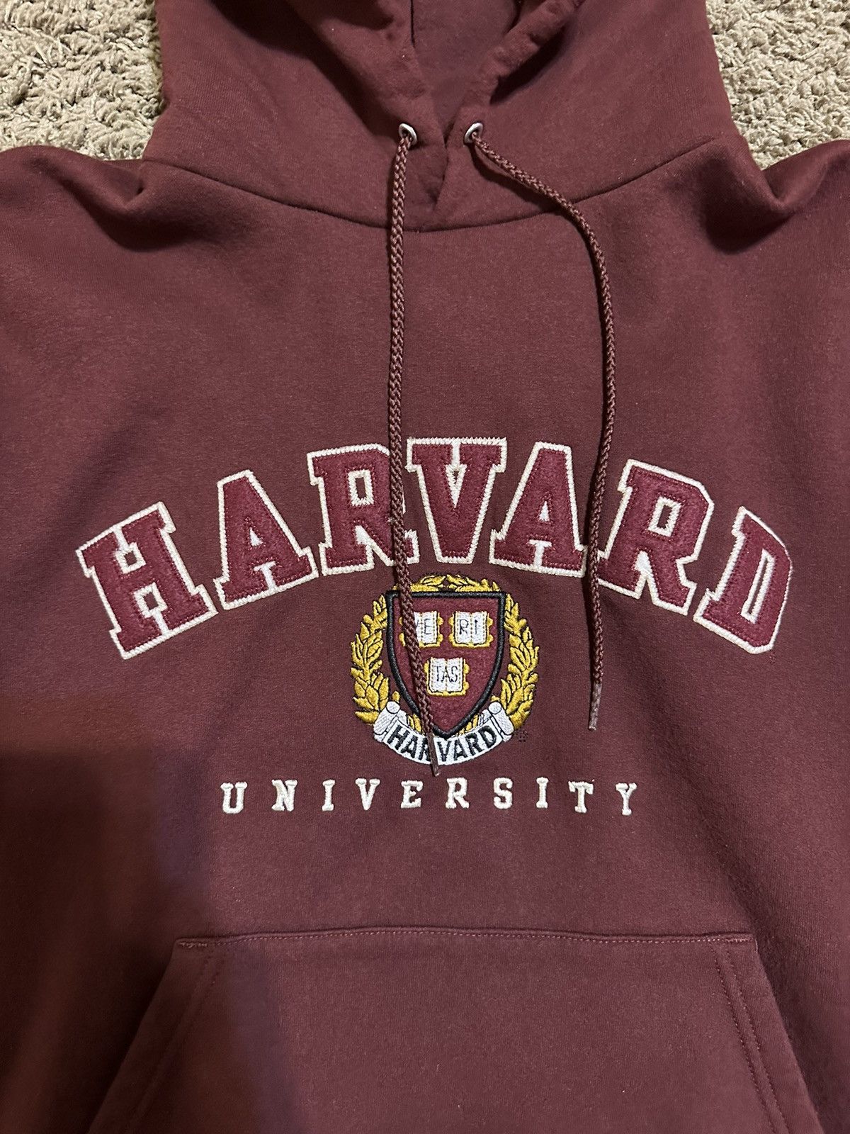 NCAA × Vintage Vintage Champion NCAA Harvard hoodie 00: size large Size US L / EU 52-54 / 3 - 3 Thumbnail