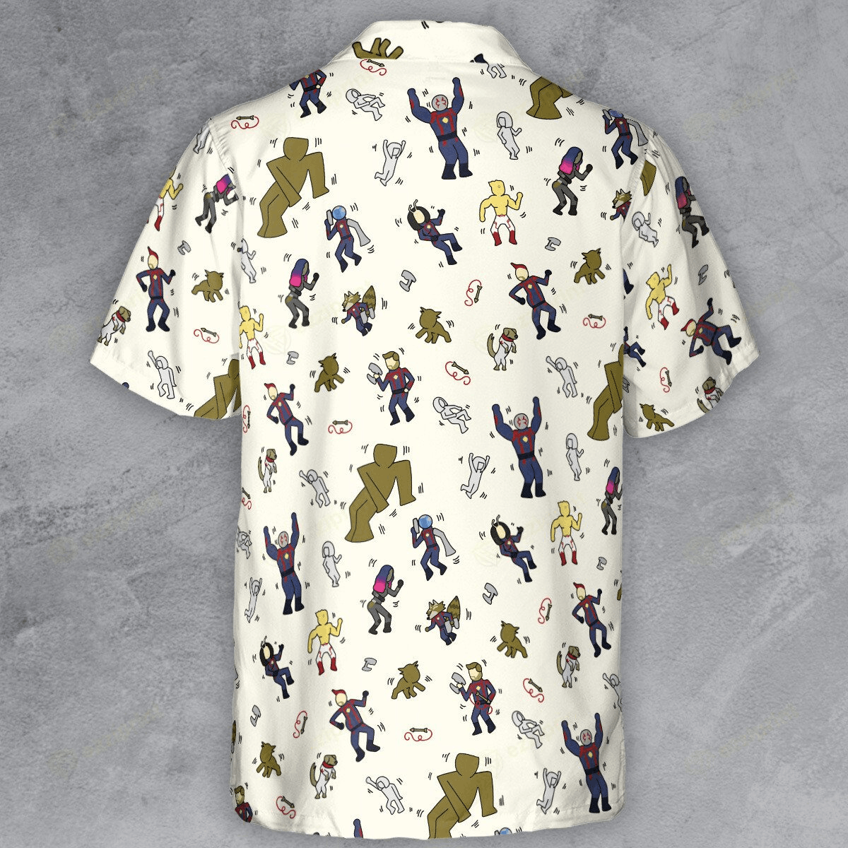 The Unbranded Brand Guardians Of The Galaxy Dance Move Button Down Shirt Size US M / EU 48-50 / 2 - 3 Thumbnail