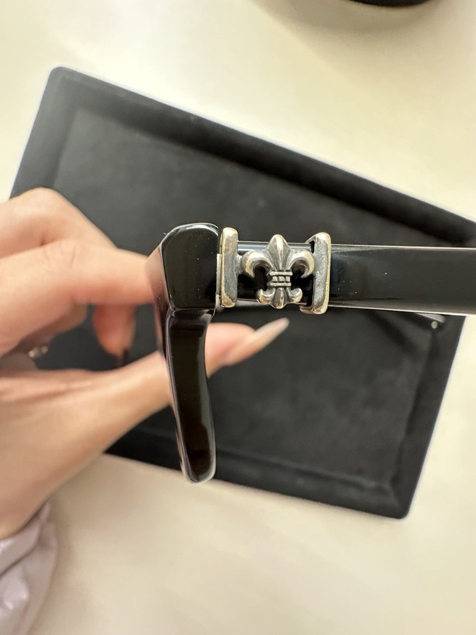 Chrome Hearts Chrome Hearts PONTIFASS BK Fleur Glasses Frame Size ONE SIZE - 5 Thumbnail