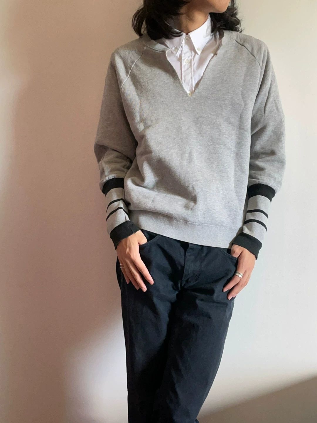 Alexander McQueen Alexander McQueen SS2011 Open Collar Sweatshirt S Size US S / EU 44-46 / 1 - 3 Thumbnail