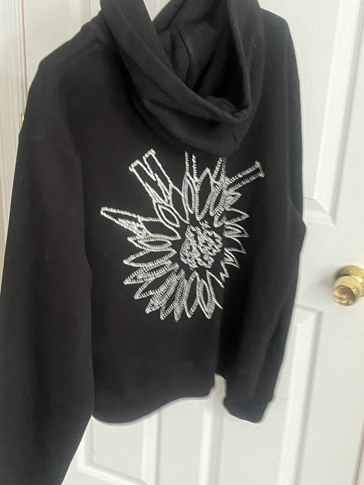Amiri Black & Crystal Stick Poke Logo Hoodie Size US M / EU 48-50 / 2 - 4 Thumbnail