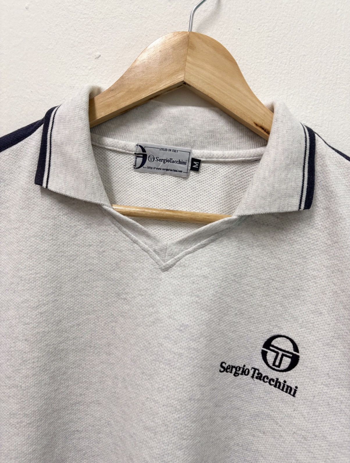 Sergio Tacchini Vintage 90's Sergio Tacchini Italy / Casual Golf Polo Shirt Size US M / EU 48-50 / 2 - 4 Thumbnail