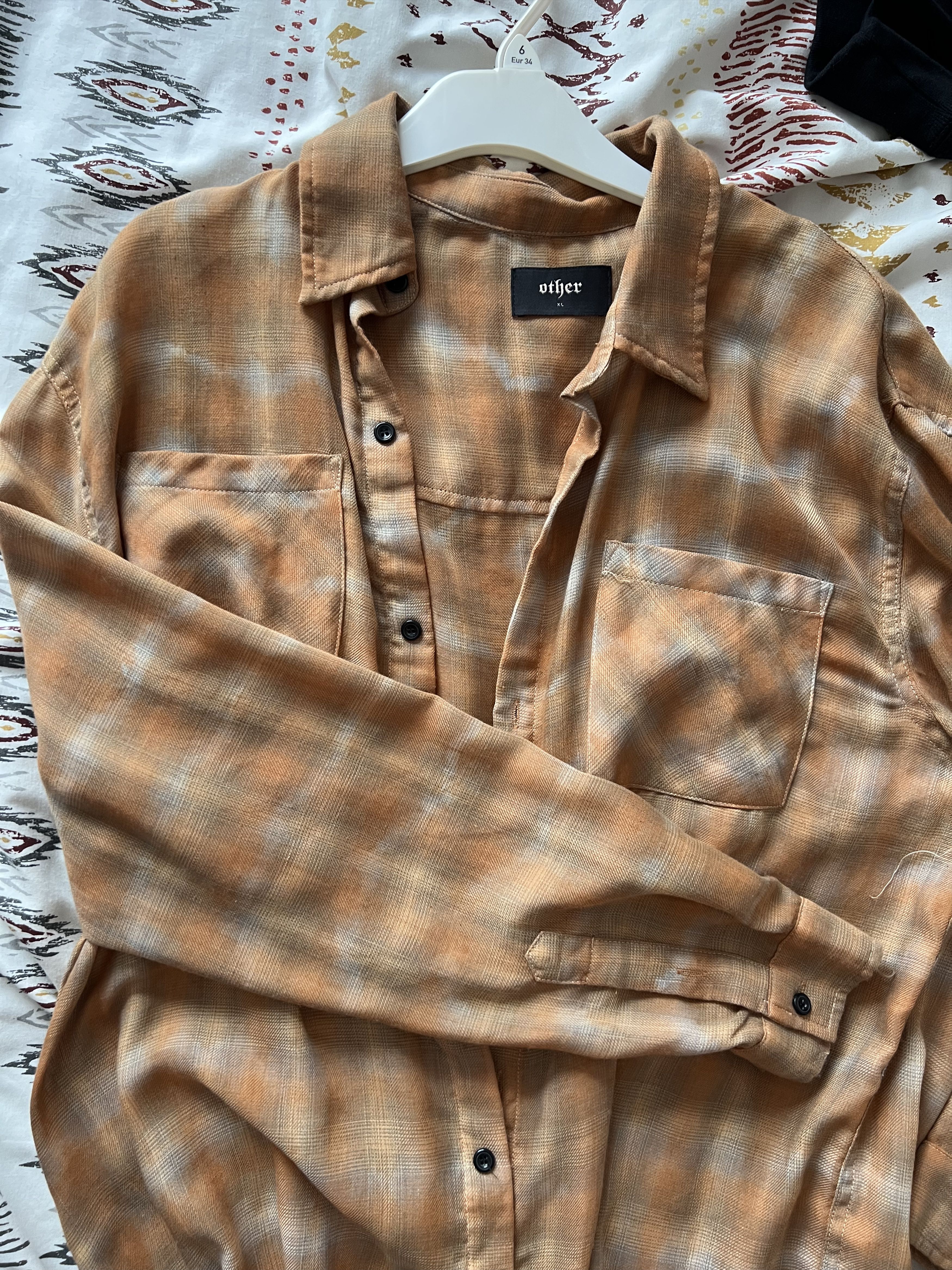 Other Tan Distressed Flannel Size US XL / EU 56 / 4 - 1 Thumbnail