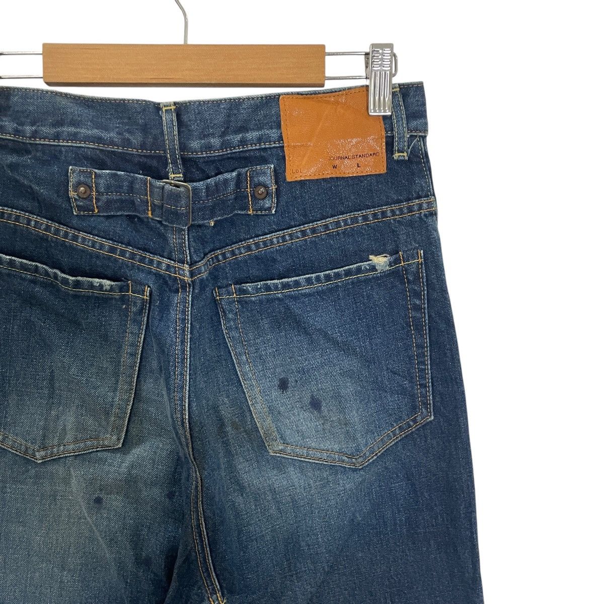 Japanese Brand Vintage Journal Standart Japan Buckle Short Denim Size US 28 / EU 44 - 11 Thumbnail