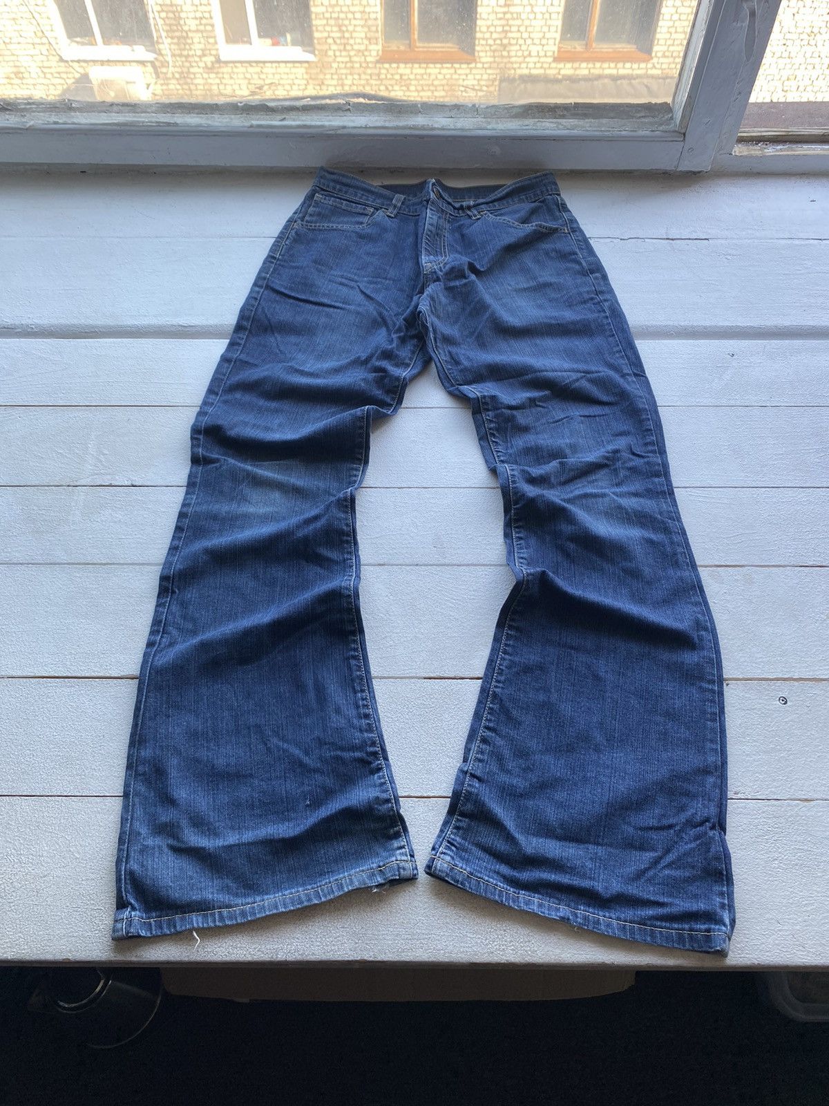 Levi's 🔥Flared Bell Bootcut Levis Cowboy Western Jeans Women rare Size 32" / US 10 / IT 46 - 2 Thumbnail