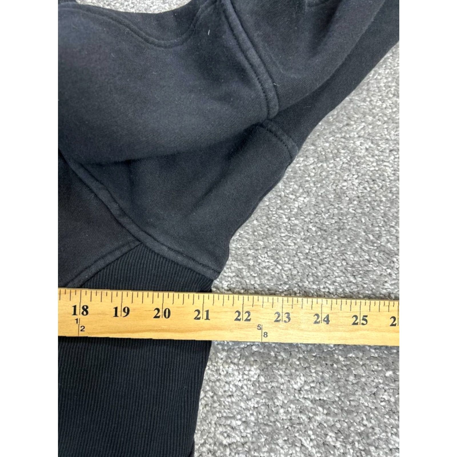 Lululemon Lululemon Scuba Hoodie Womens M Black Pullover Navy Logo Lightweight Fleece Activewear Winter/Run Womens Size M / US 6-8 / IT 42-44 - 6 Thumbnail