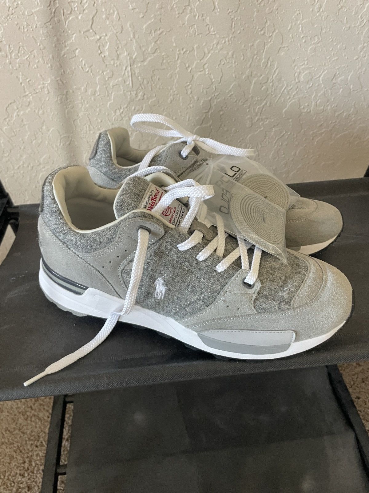 Polo Ralph Lauren Polo x Harris Tweed Trackstr 200-SK-LTL sneakers NWD Size US 9.5 / EU 42-43 - 5 Thumbnail