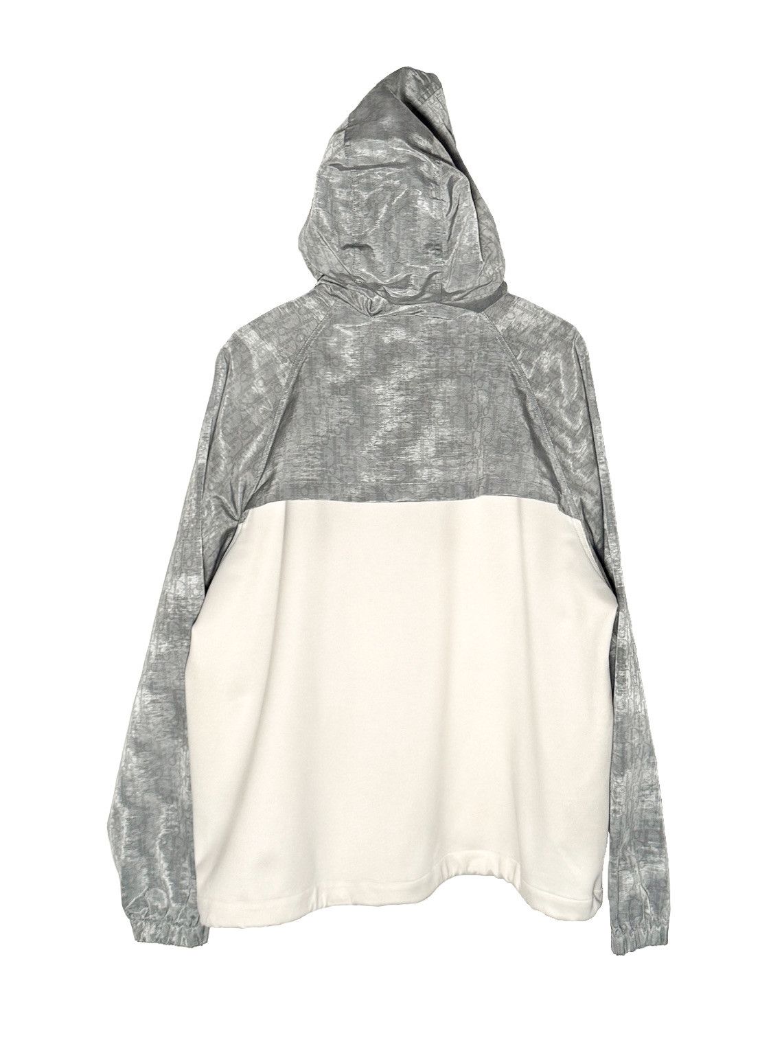 Dior Dior 2021 Grey Oblique Ivory Technical Hooded Anorak Jacket Size US L / EU 52-54 / 3 - 6 Thumbnail