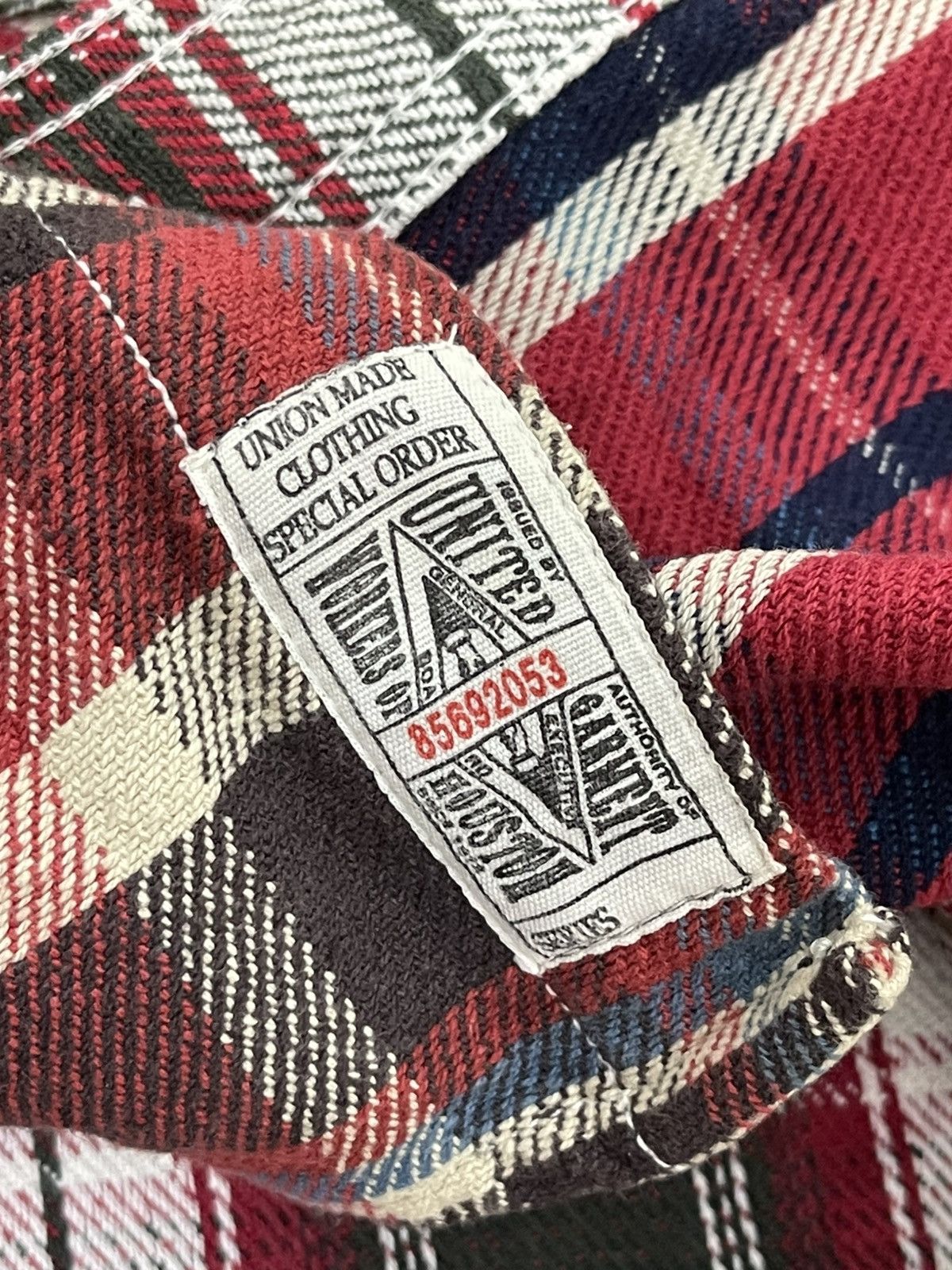 Japanese Brand Multi Plaid Houston Union Made Flannel Shirt Workwear 6🟩7 Size US M / EU 48-50 / 2 - 18 Thumbnail