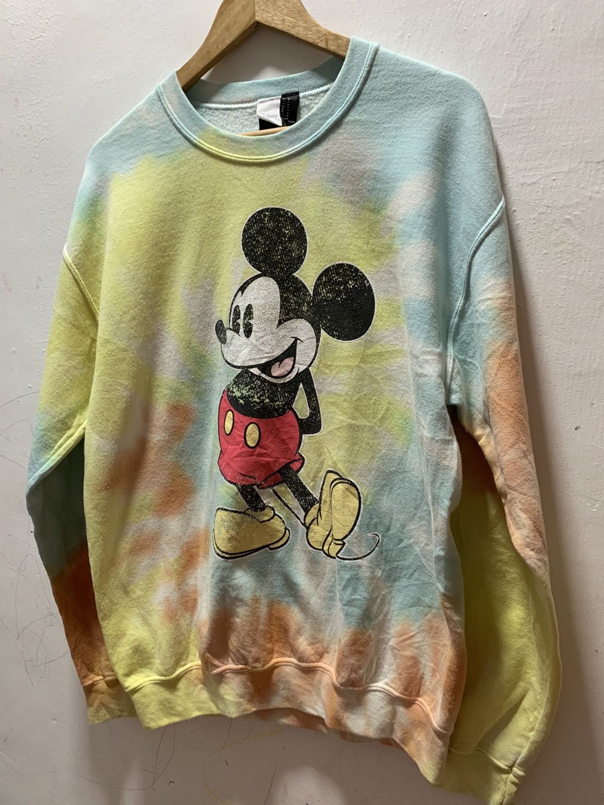 Mickey Mouse Vintage Y2K DisneyTie Dye Mickey Mouse Sweatshirt Size US M / EU 48-50 / 2 - 3 Thumbnail
