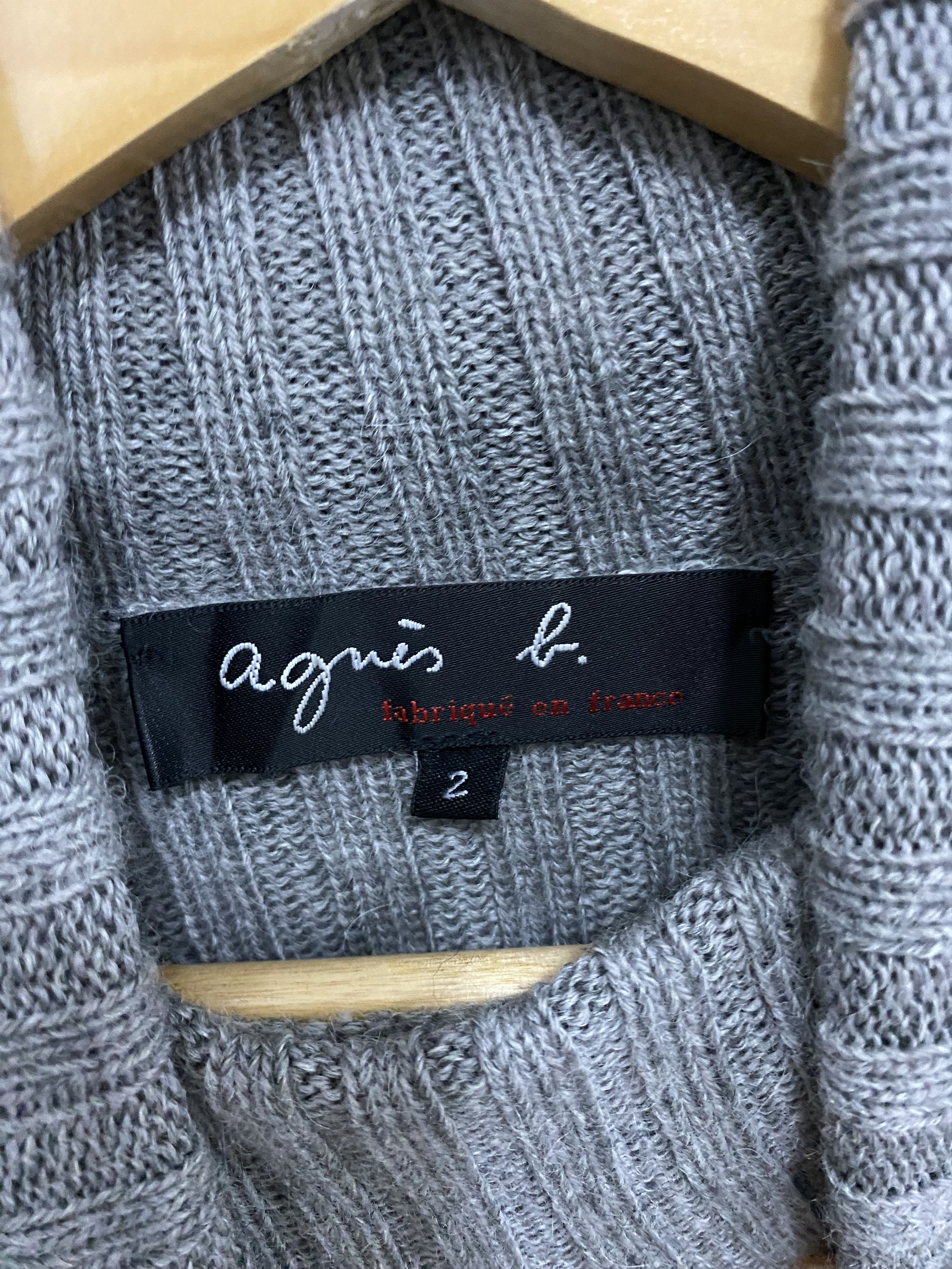 agnes b. Fw Agnes B Knitwear Turtle Neck Longsleeve Size S / US 4 / IT 40 - 2 Thumbnail