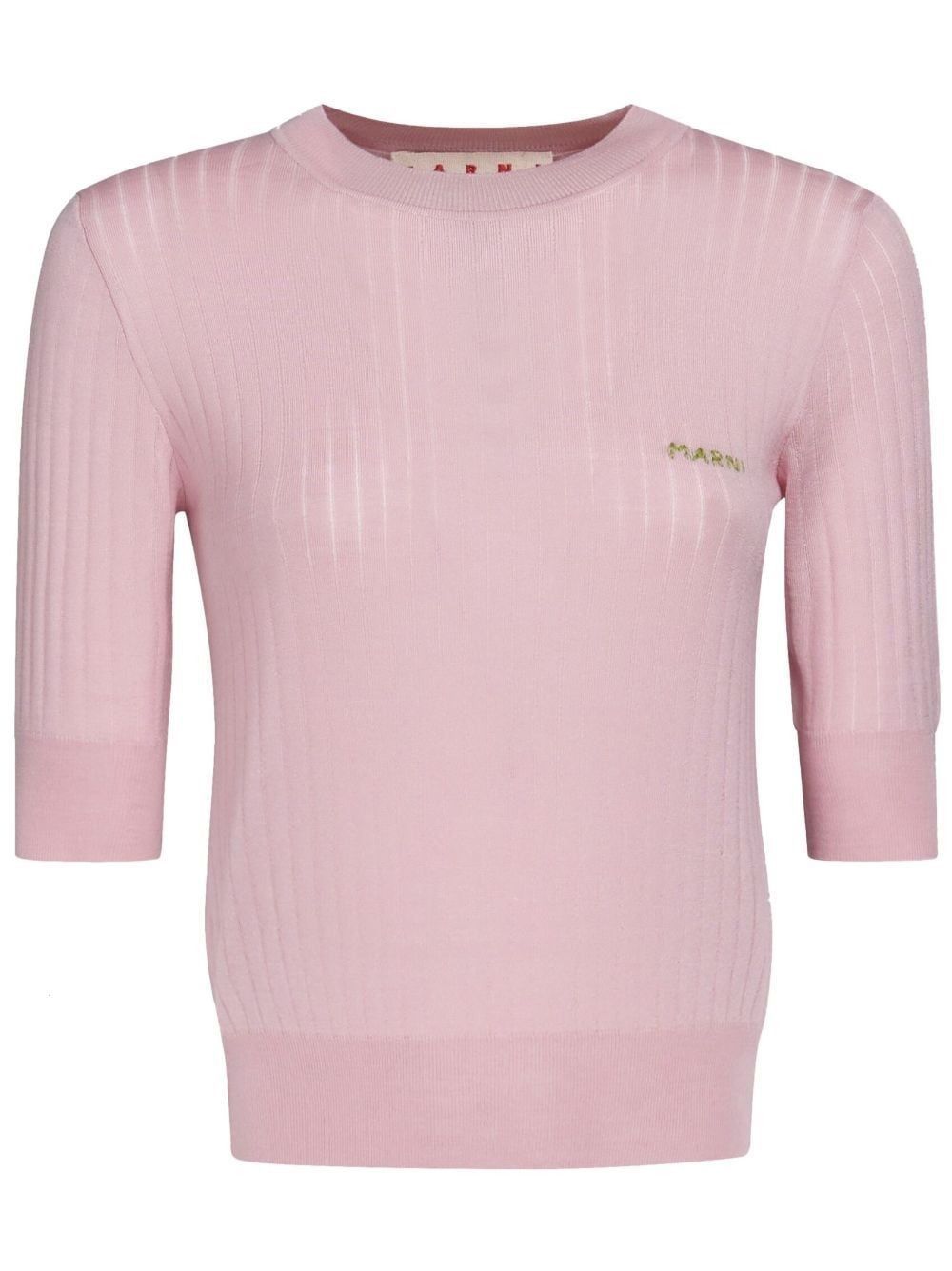 Marni o1w1db10824 Turtleneck Sweater in Pink Size S / US 4 / IT 40 - 1 Thumbnail
