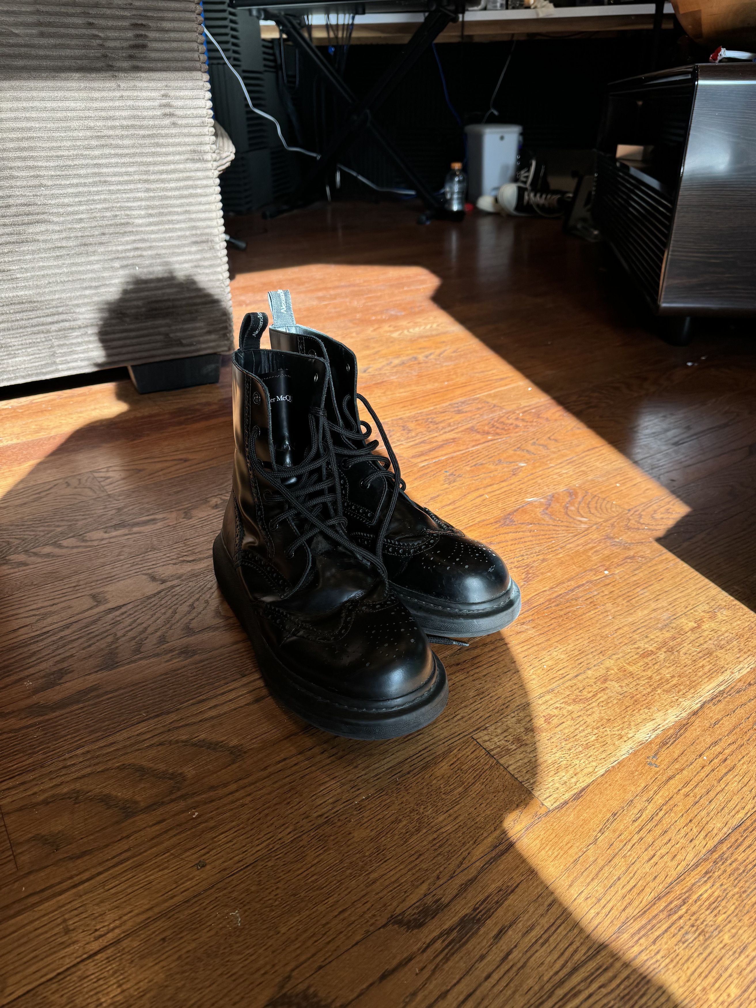 Alexander McQueen Alexander McQueen Hybrid Brogue Boots Size US 12 / EU 45 - 3 Thumbnail