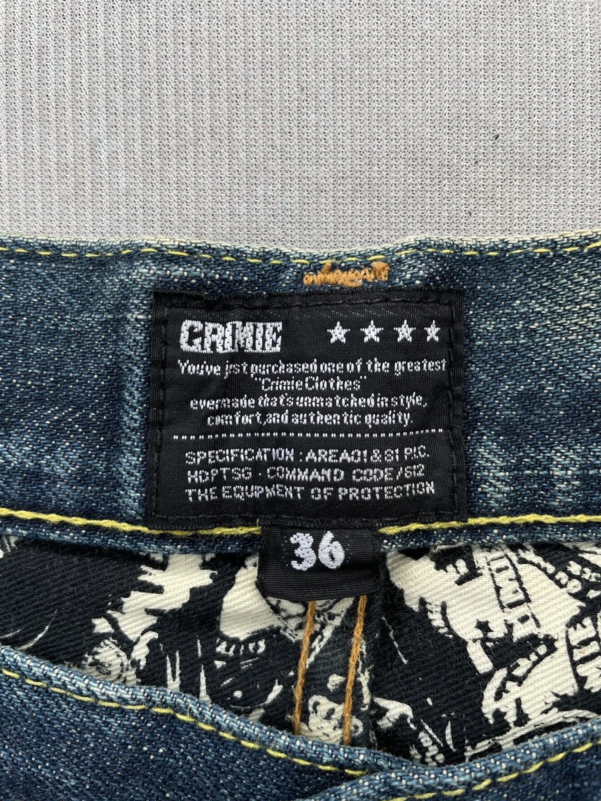 Designer × Japanese Brand × Salvage Crimie Red Selvedge Jeans (P63) Size US 33 - 16 Thumbnail