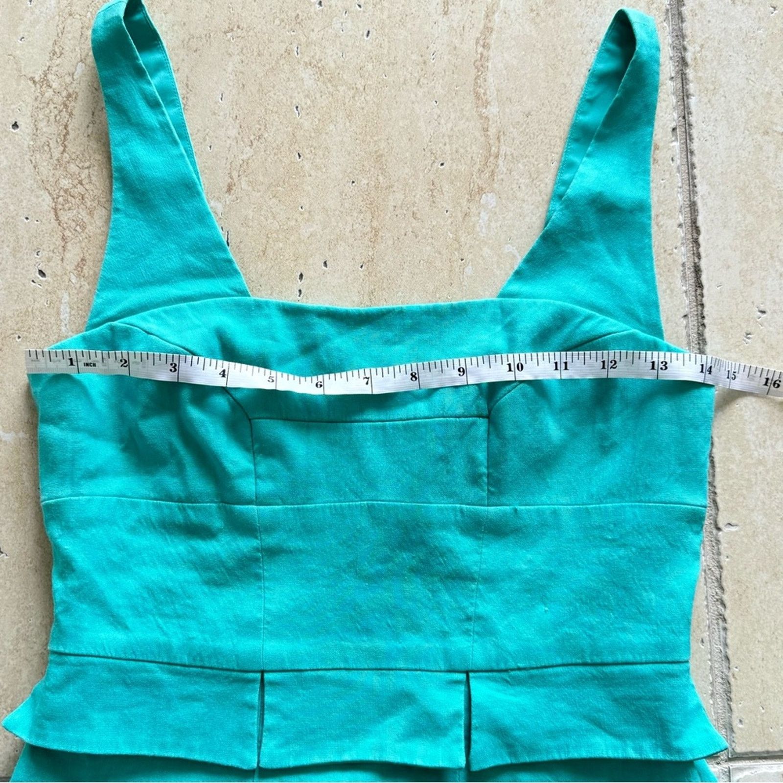 Nicole Miller NICOLE MILLER Artelier Turquoise Dress, Size 2 Size XS / US 0-2 / IT 36-38 - 6 Thumbnail