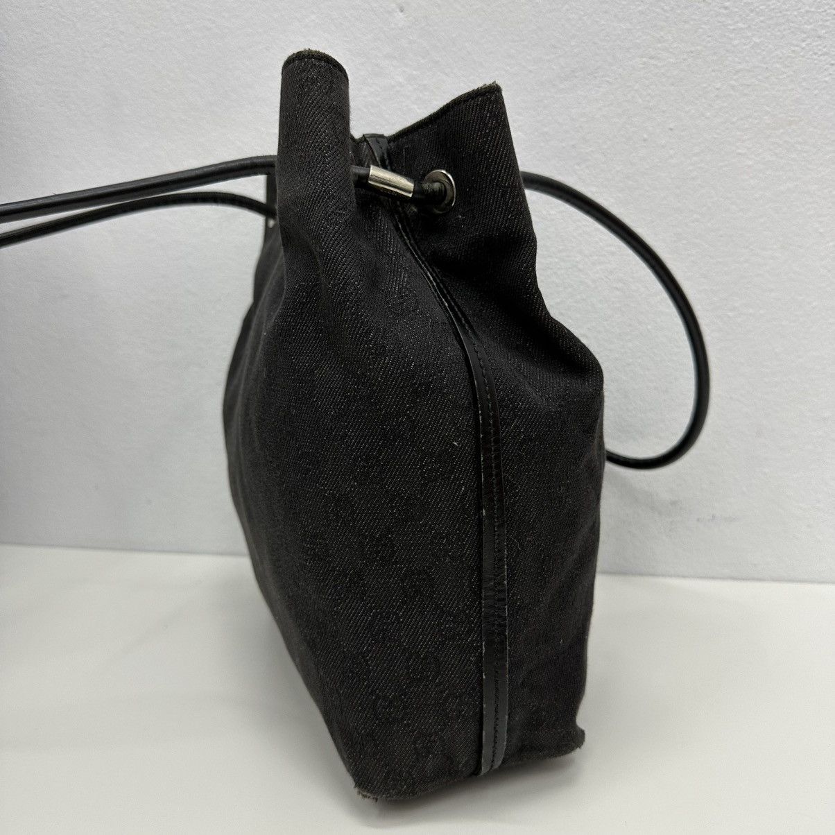 Gucci ‼️LAST DROP‼️ AUTHENTIC GUCCI BLACK GG CANVAS GIFFORD TOTE BAG Size ONE SIZE - 6 Thumbnail