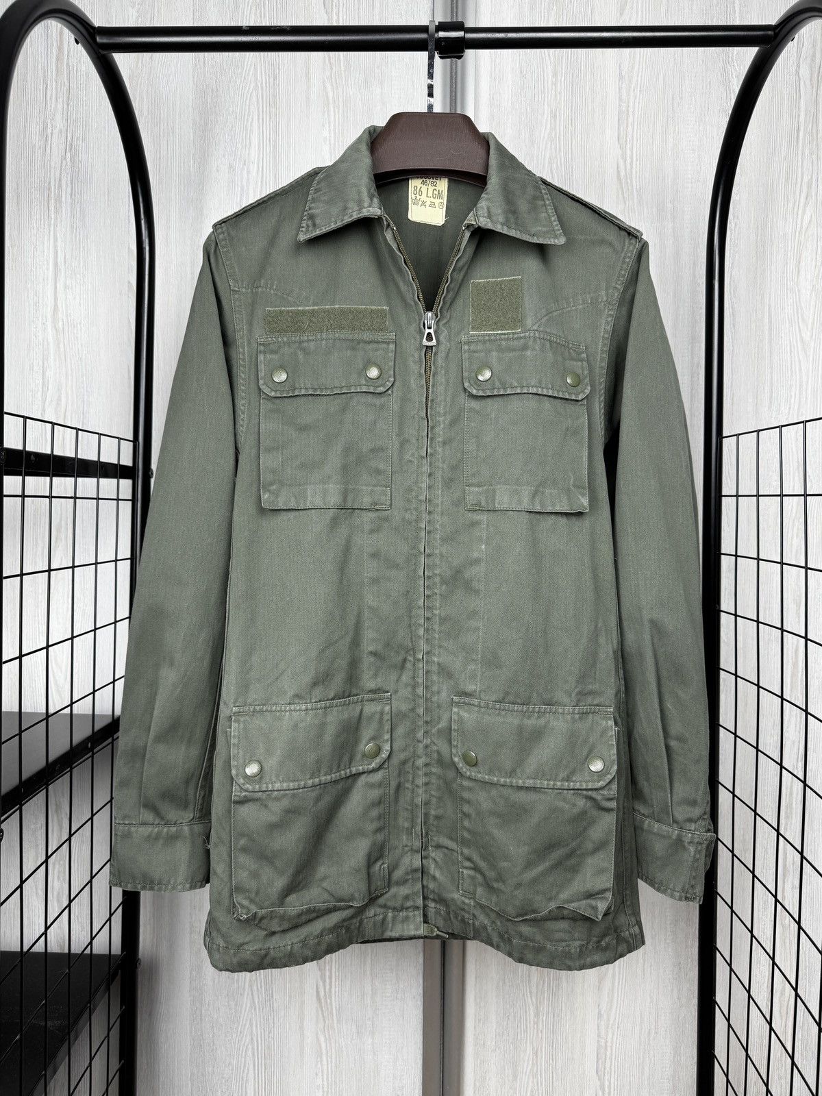 Other VTG 70s 80s Socovet French Eclaire Military Jacket 86 L.Gm Size US XS / EU 42 / 0 - 2 Thumbnail