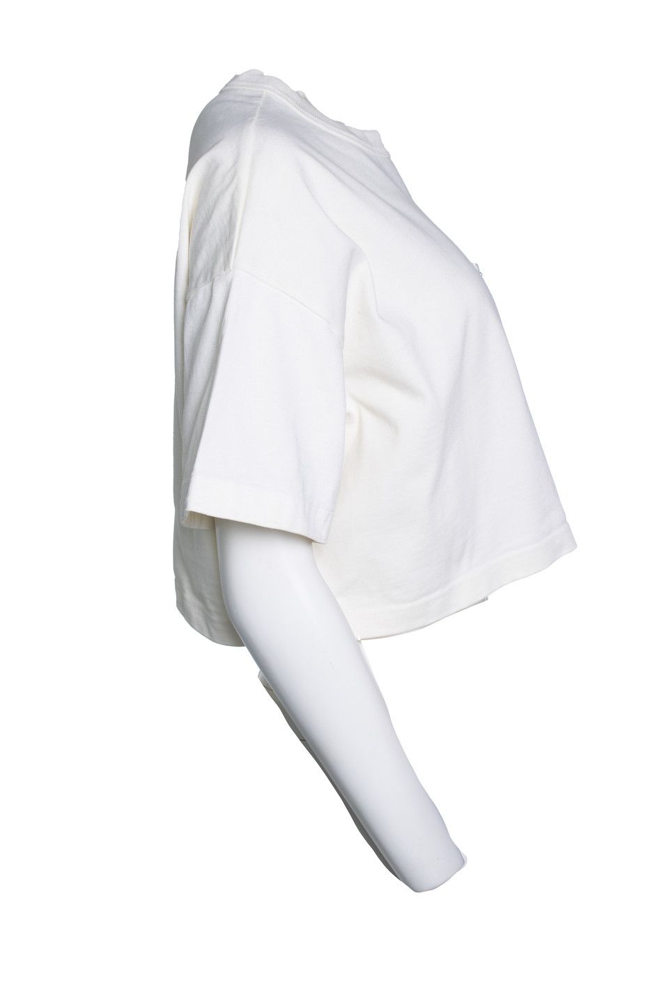 Bottega Veneta Bottega Veneta, off white cotton knit crewneck Size XS / US 0-2 / IT 36-38 - 4 Thumbnail