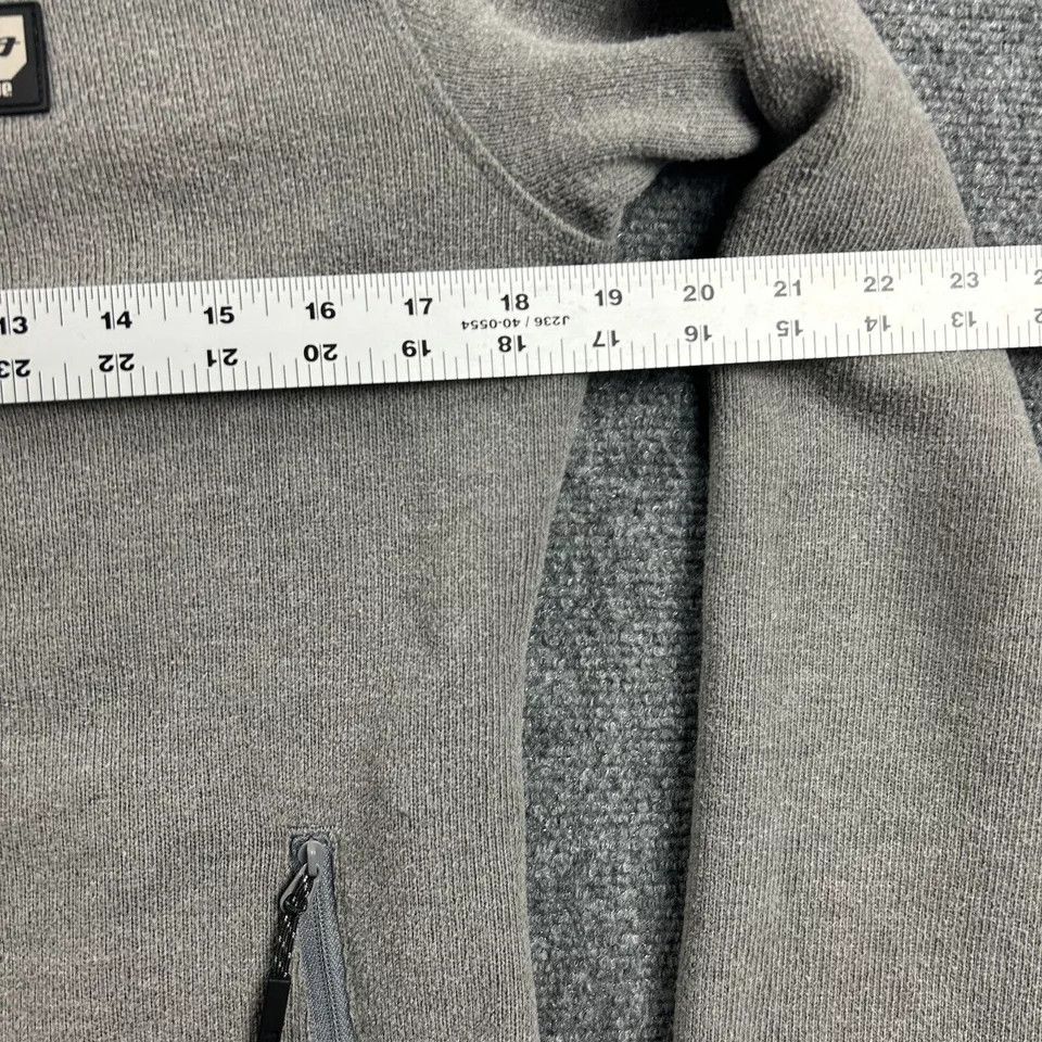 Orage Orage Jacket Womens Medium Gray Full Zip Hooded Fleece Size M / US 6-8 / IT 42-44 - 3 Thumbnail
