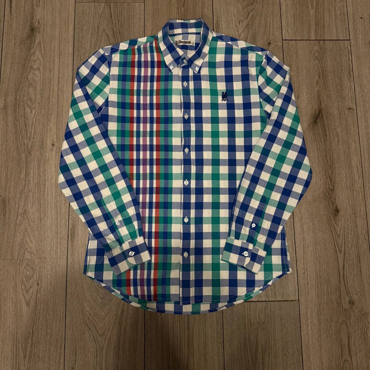 Desigual Desigual Shirt mens buttons up check paint Large Cotton Size US L / EU 52-54 / 3 - 1 Thumbnail